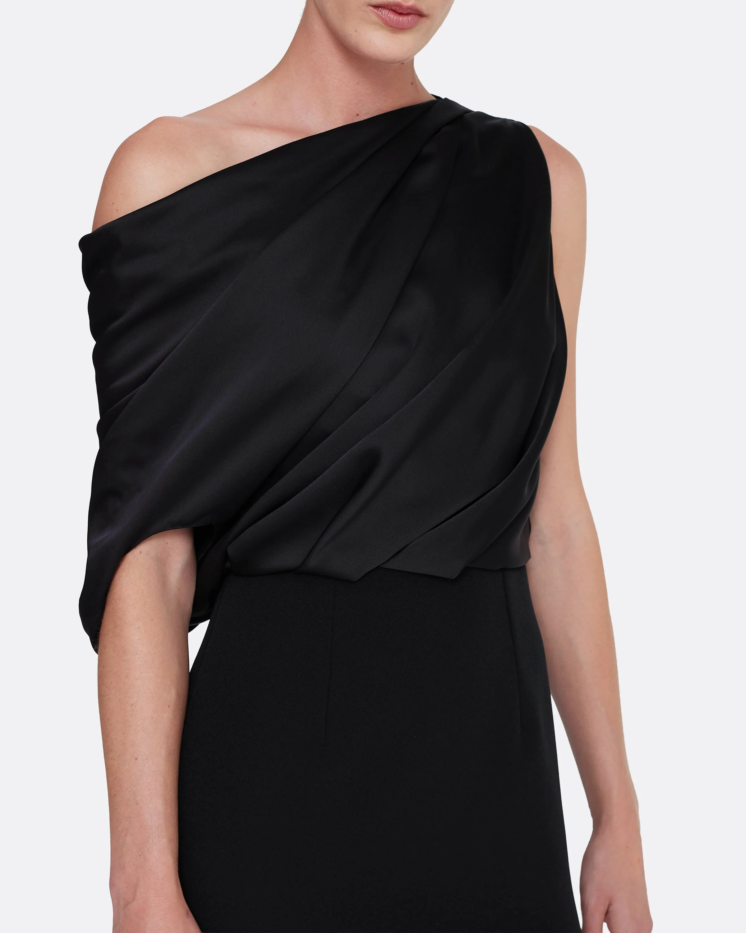 Costanza Long Dress in Black - Image 8