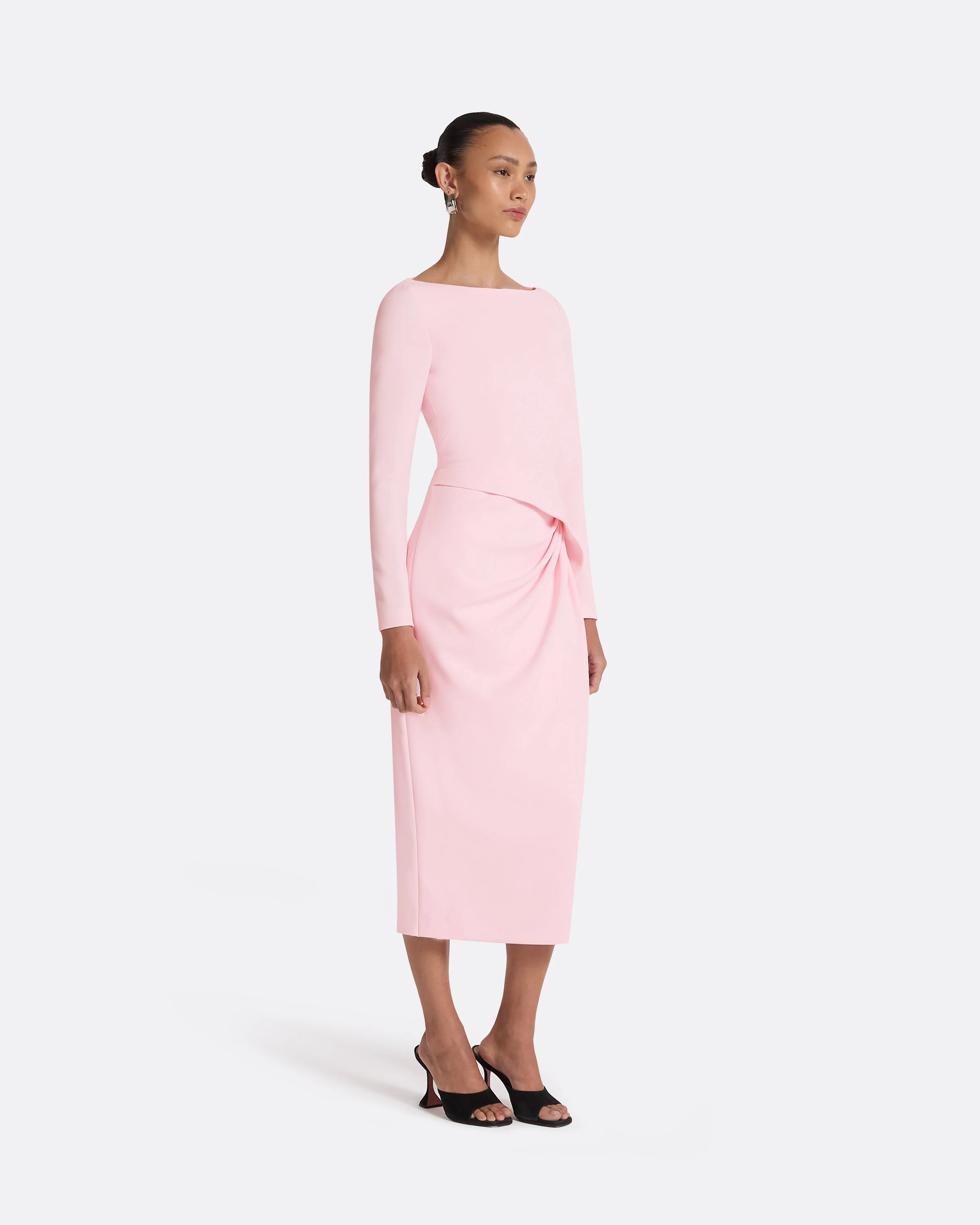 Craina Peony Blush Midi Dress - Image 4