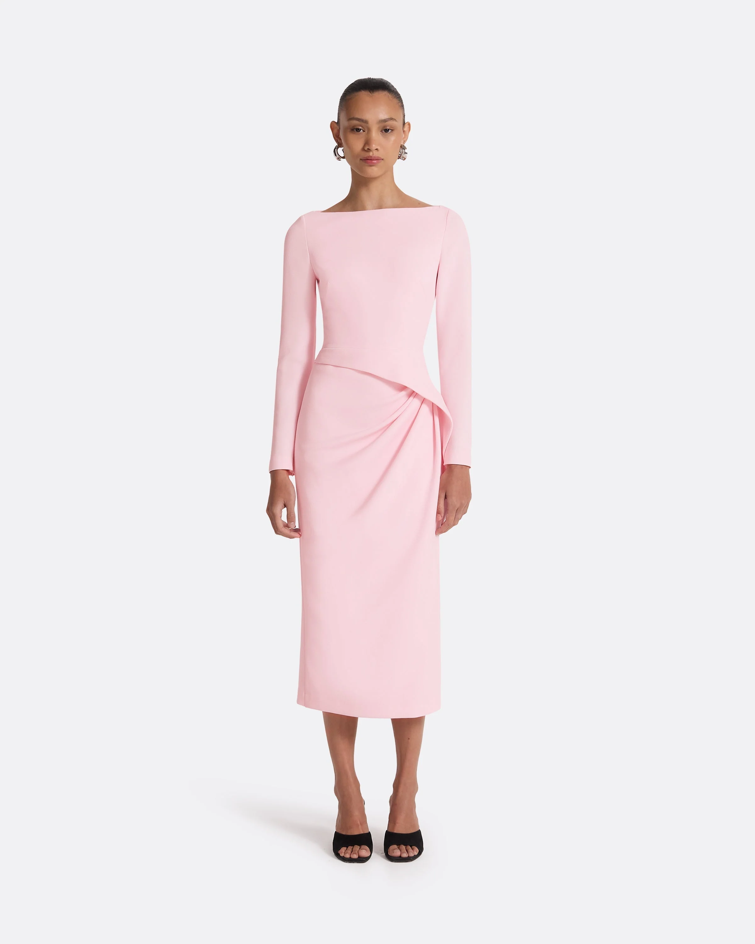 Craina Peony Blush Midi Dress - Image 6