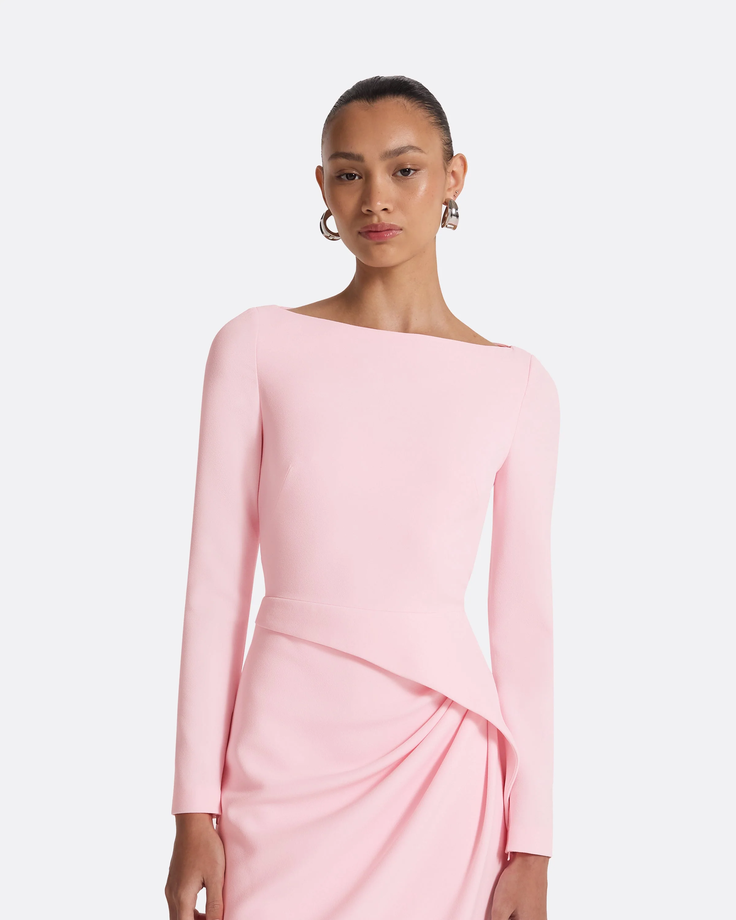 Craina Peony Blush Midi Dress - Image 8