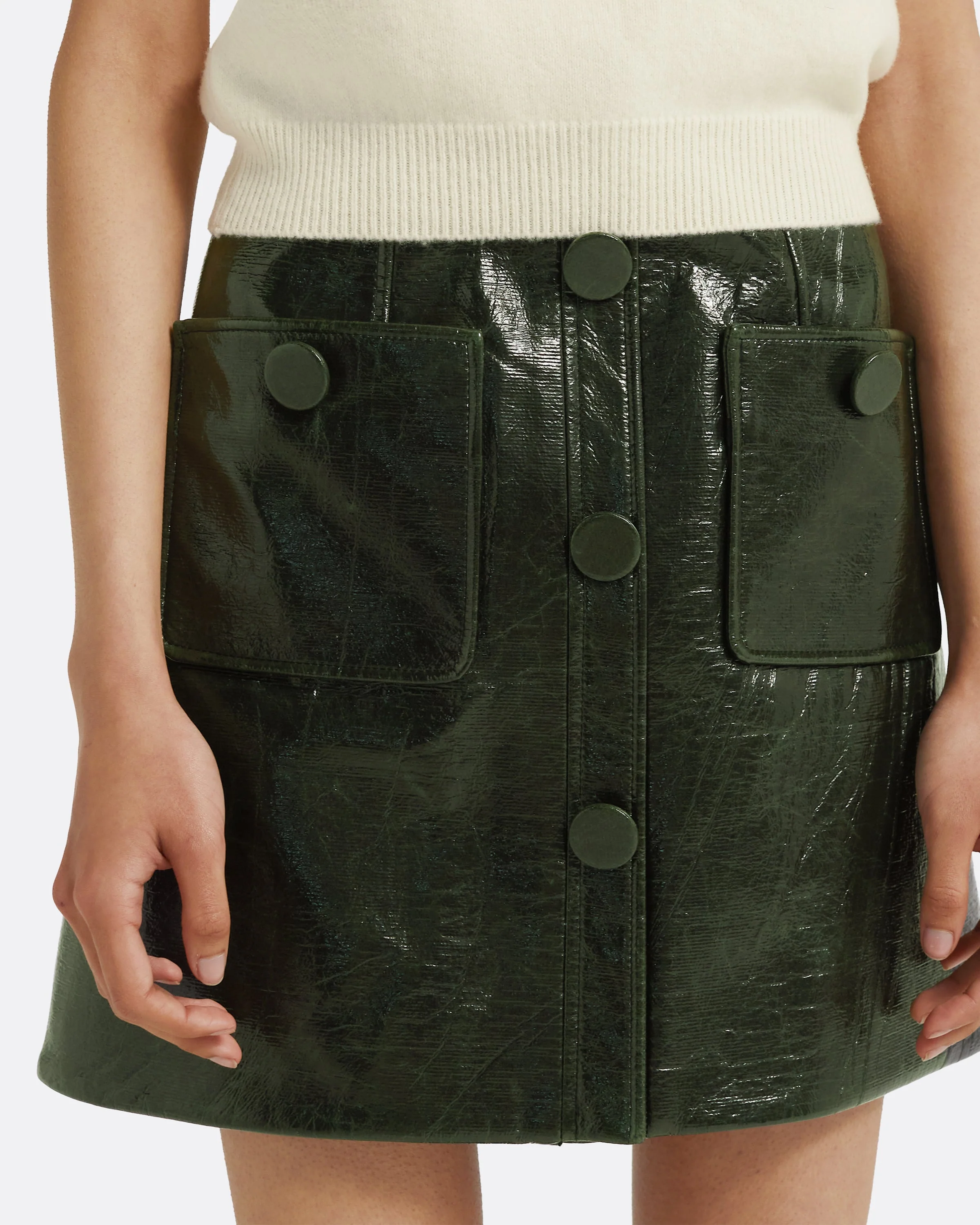 Dallas Skirt in Collard Green - Image 3