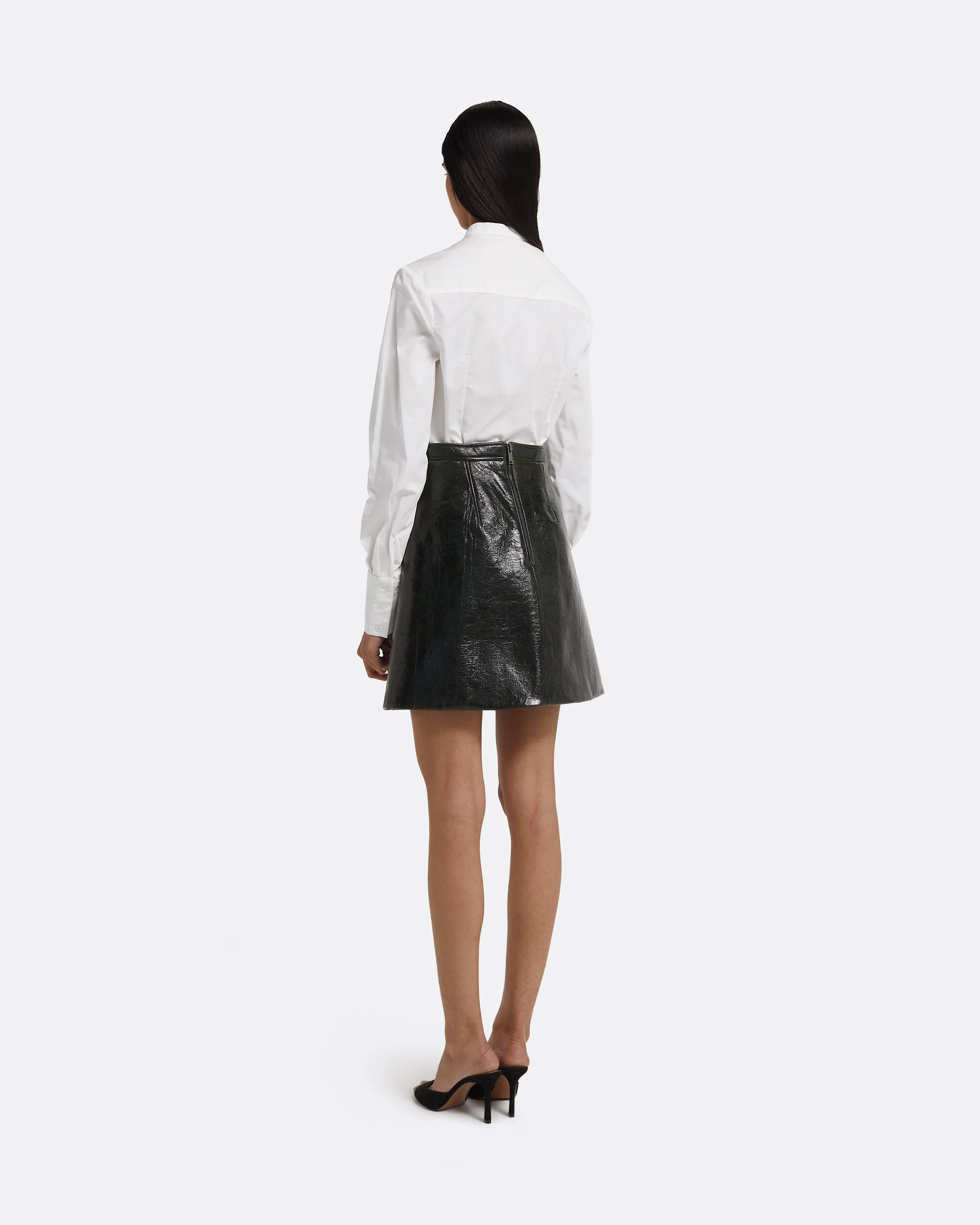 Dallas Skirt in Collard Green - Image 6