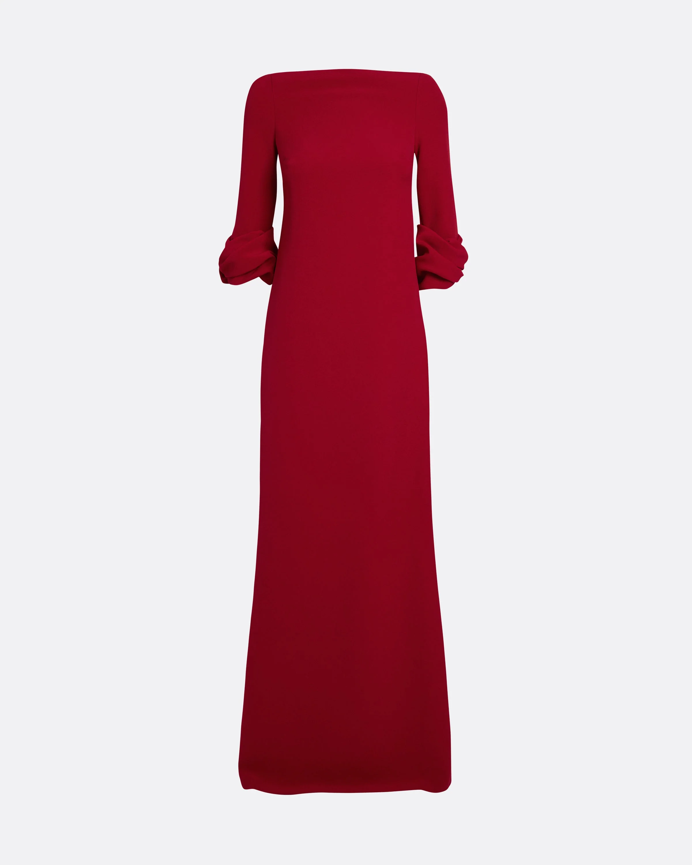 Danica Long Dress in Azalea Red - Image 5