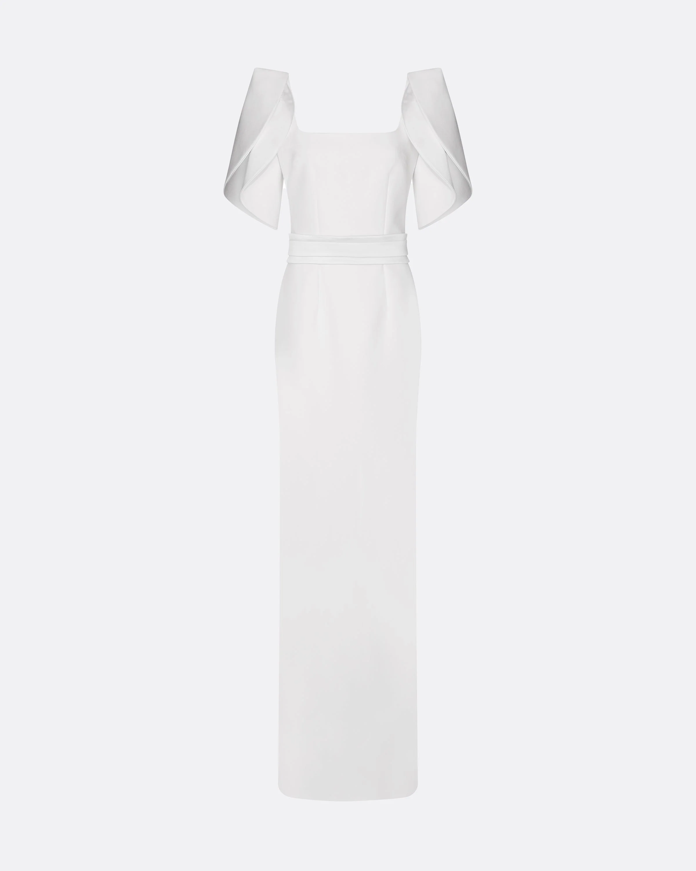Dara Ivory Long Dress - Image 10