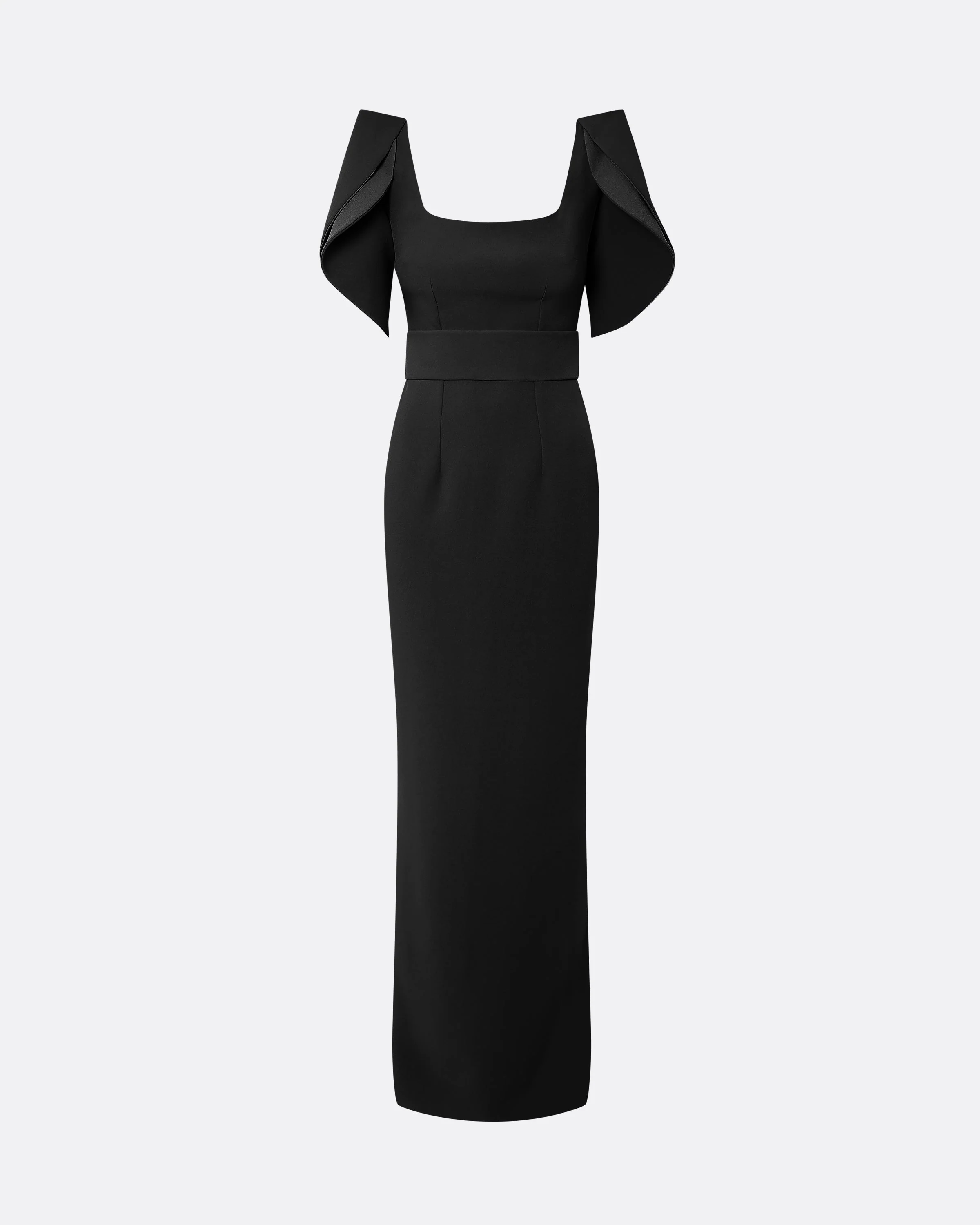 Dara Black Long Dress - Image 10