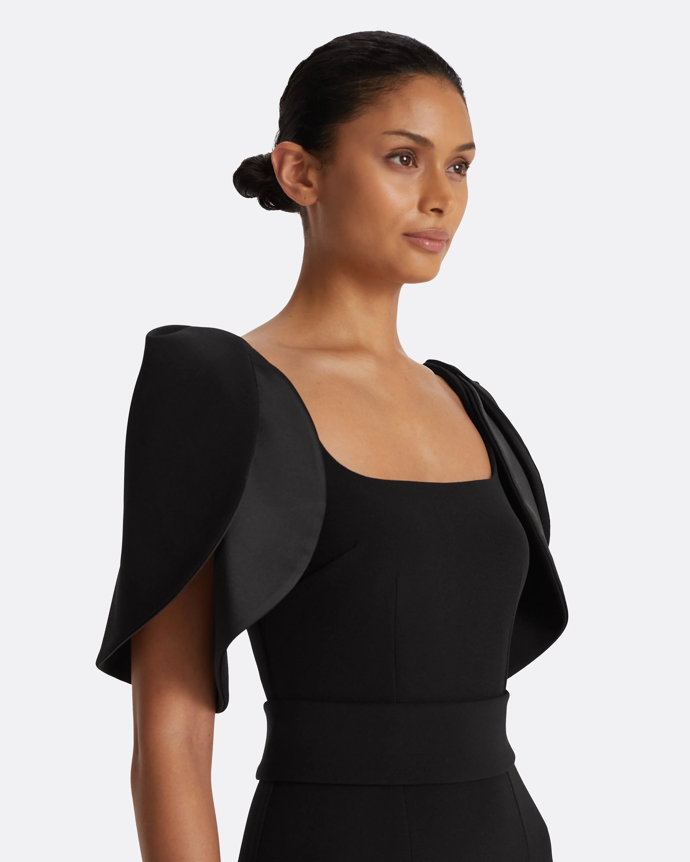 Dara Black Long Dress - Image 8