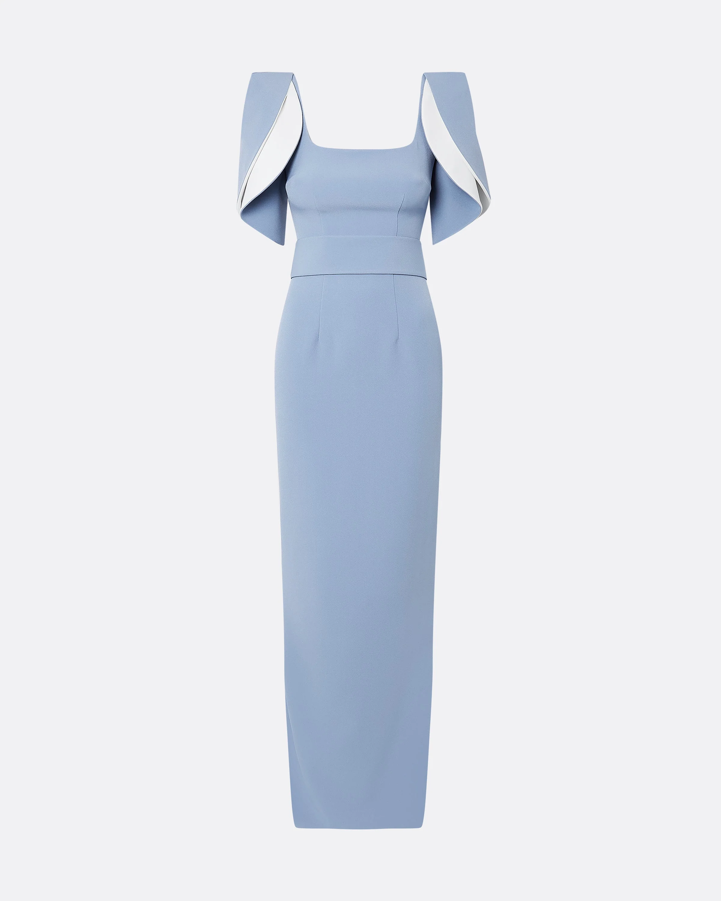 Dara Blue Ash Long Dress - Image 5
