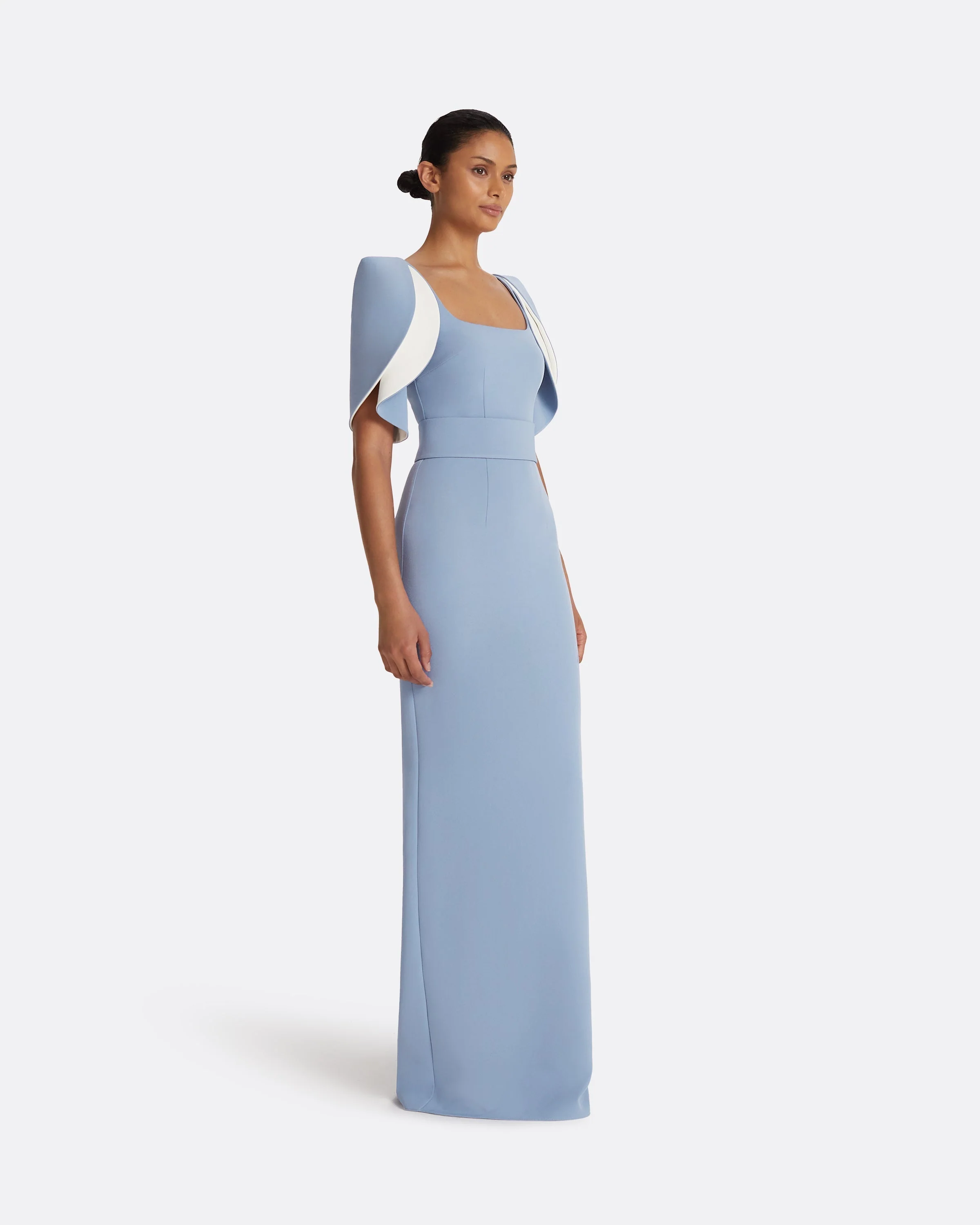 Dara Blue Ash Long Dress - Image 9