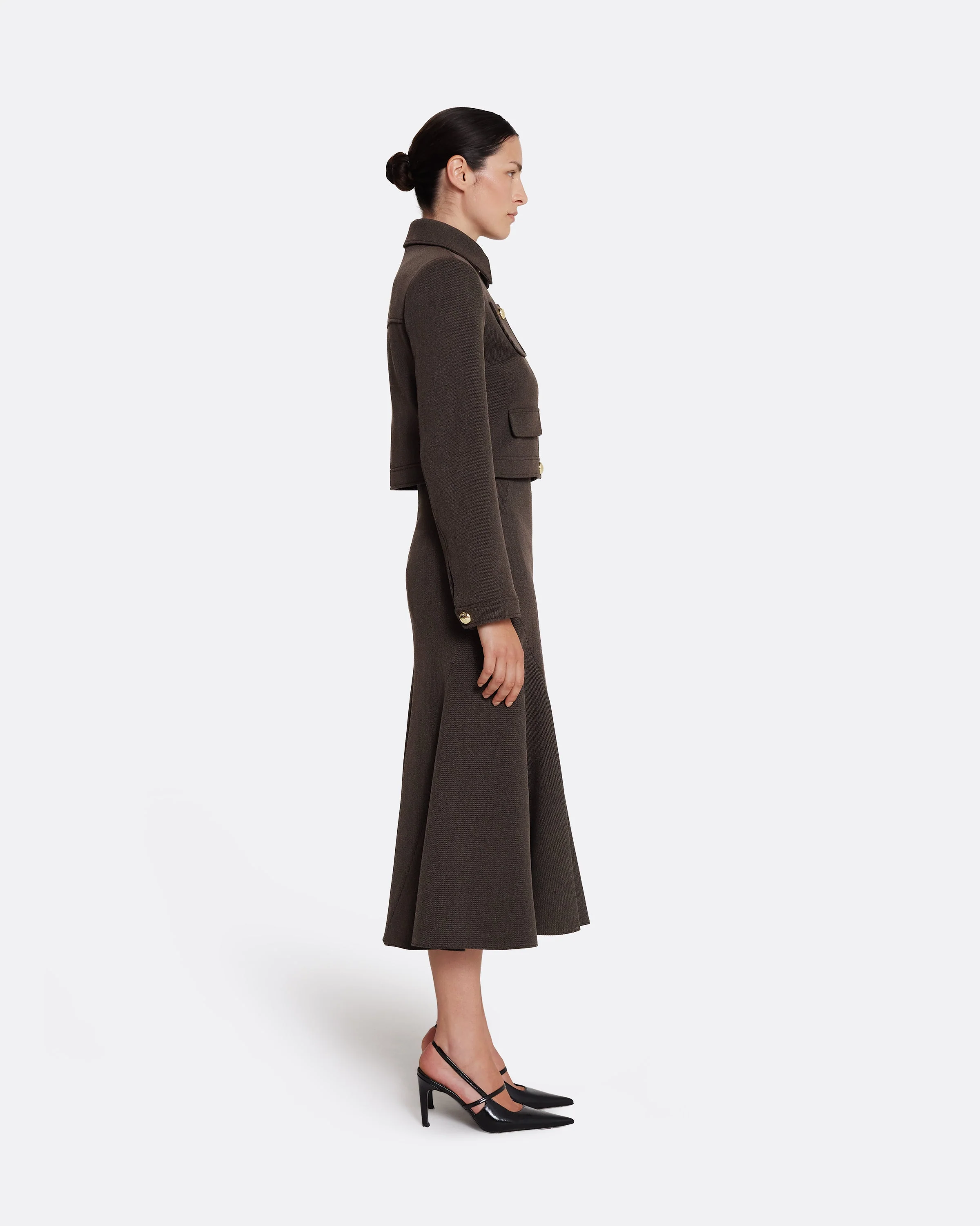 Darby Jacket in Soft Brown - Image 5
