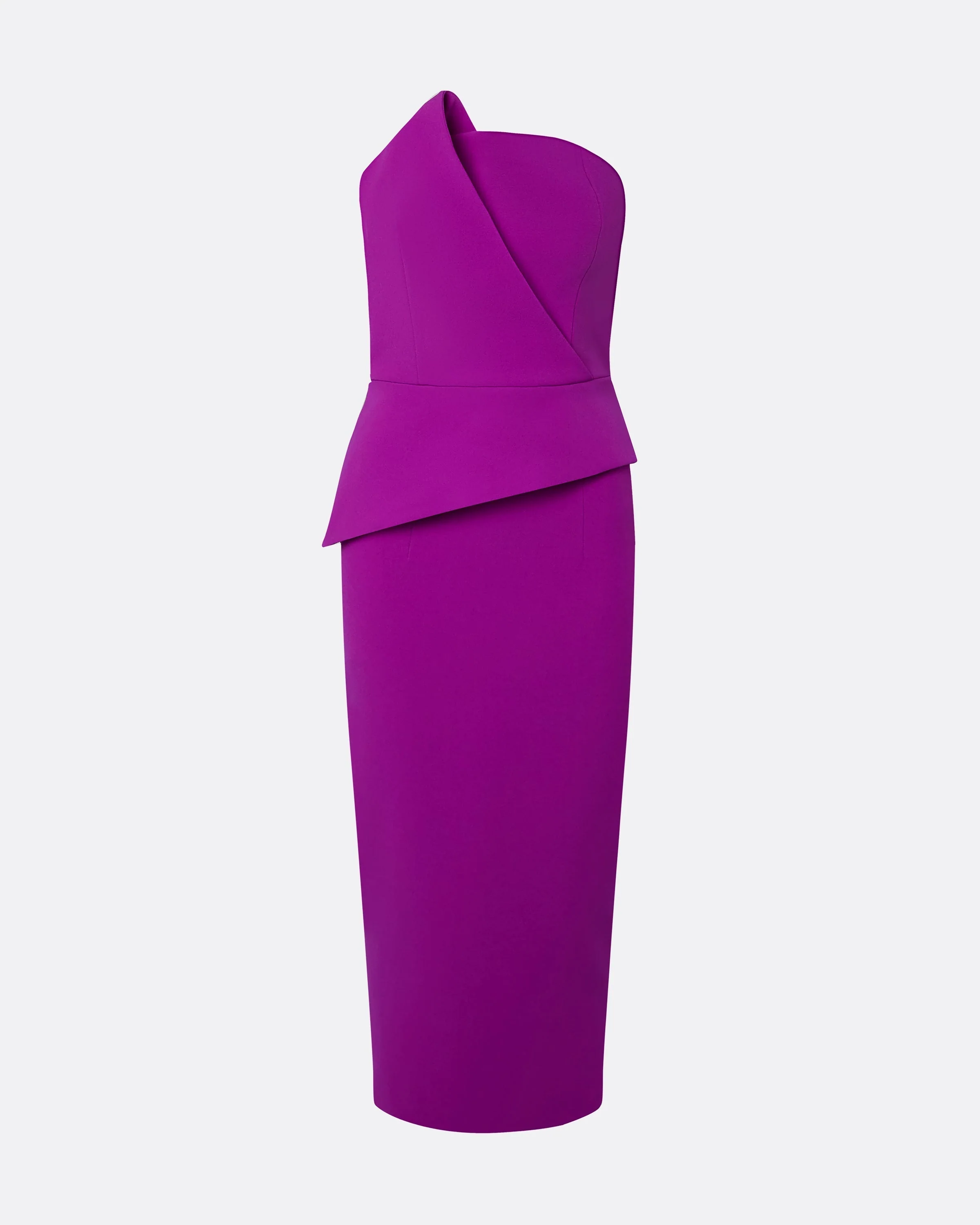 Delani Magenta Midi Dress - Image 5