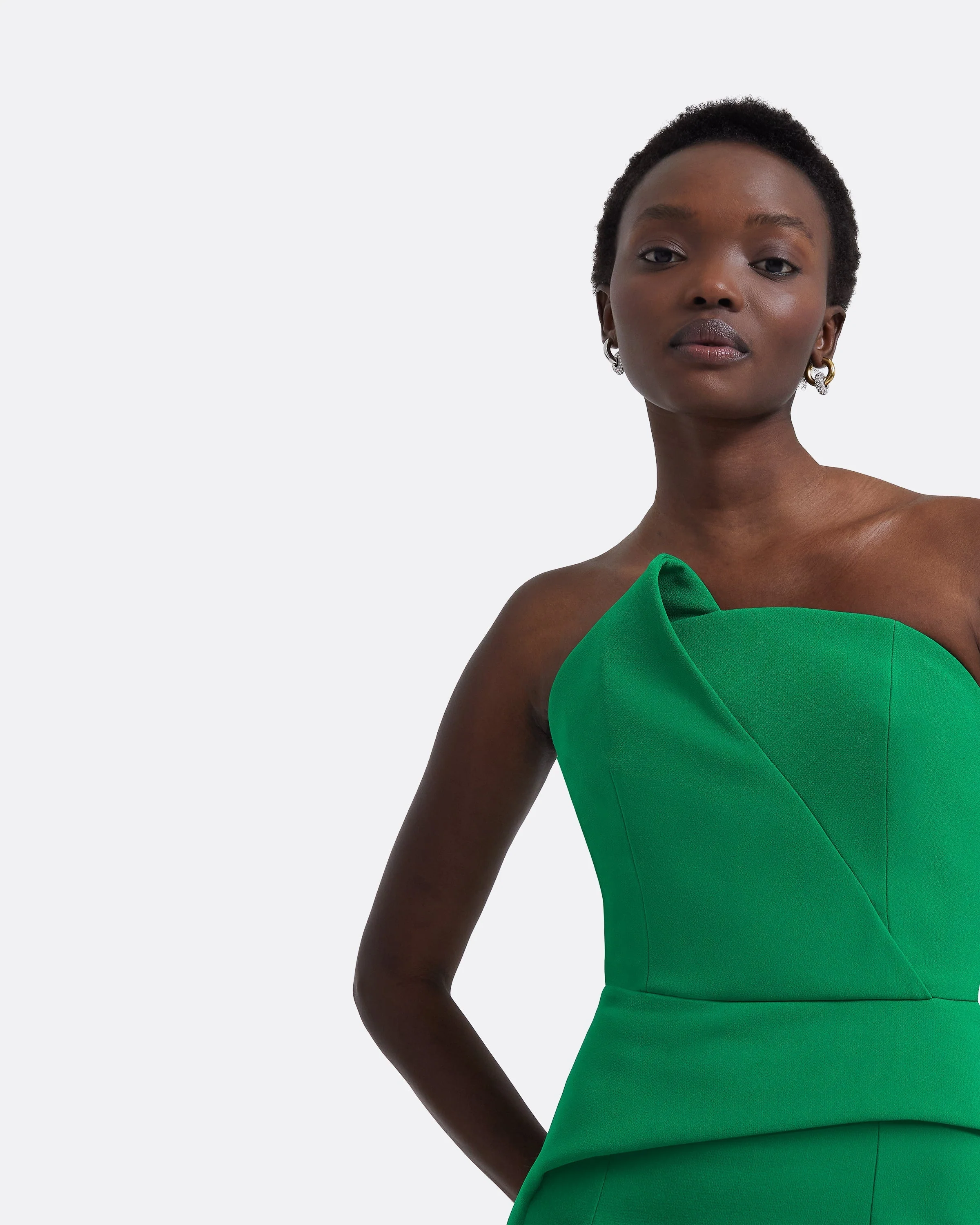 Delani Jewel Green Midi Dress - Image 15