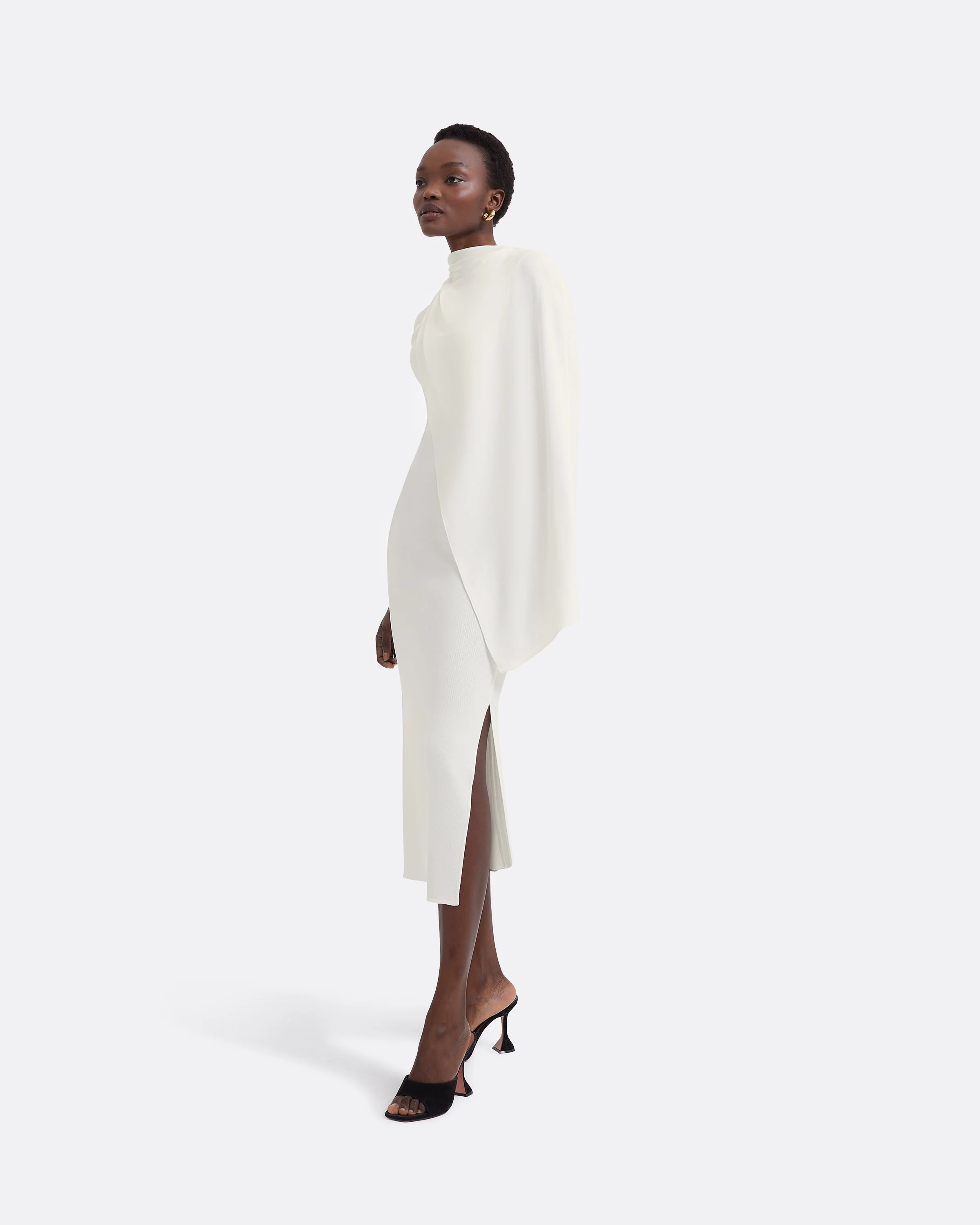 Dilly Ivory Midi Dress - Image 9