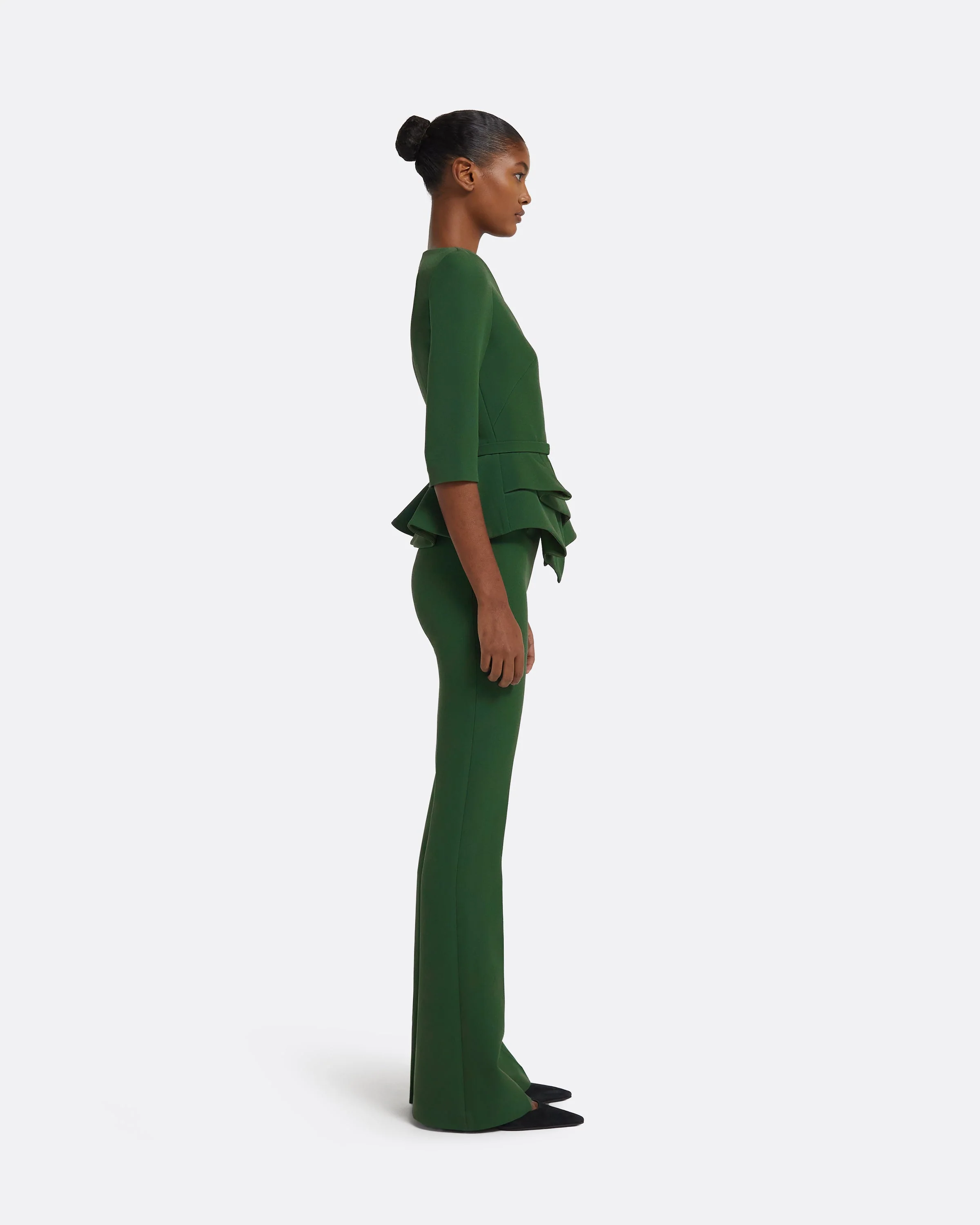 Dion Top in Moss Green - Image 11