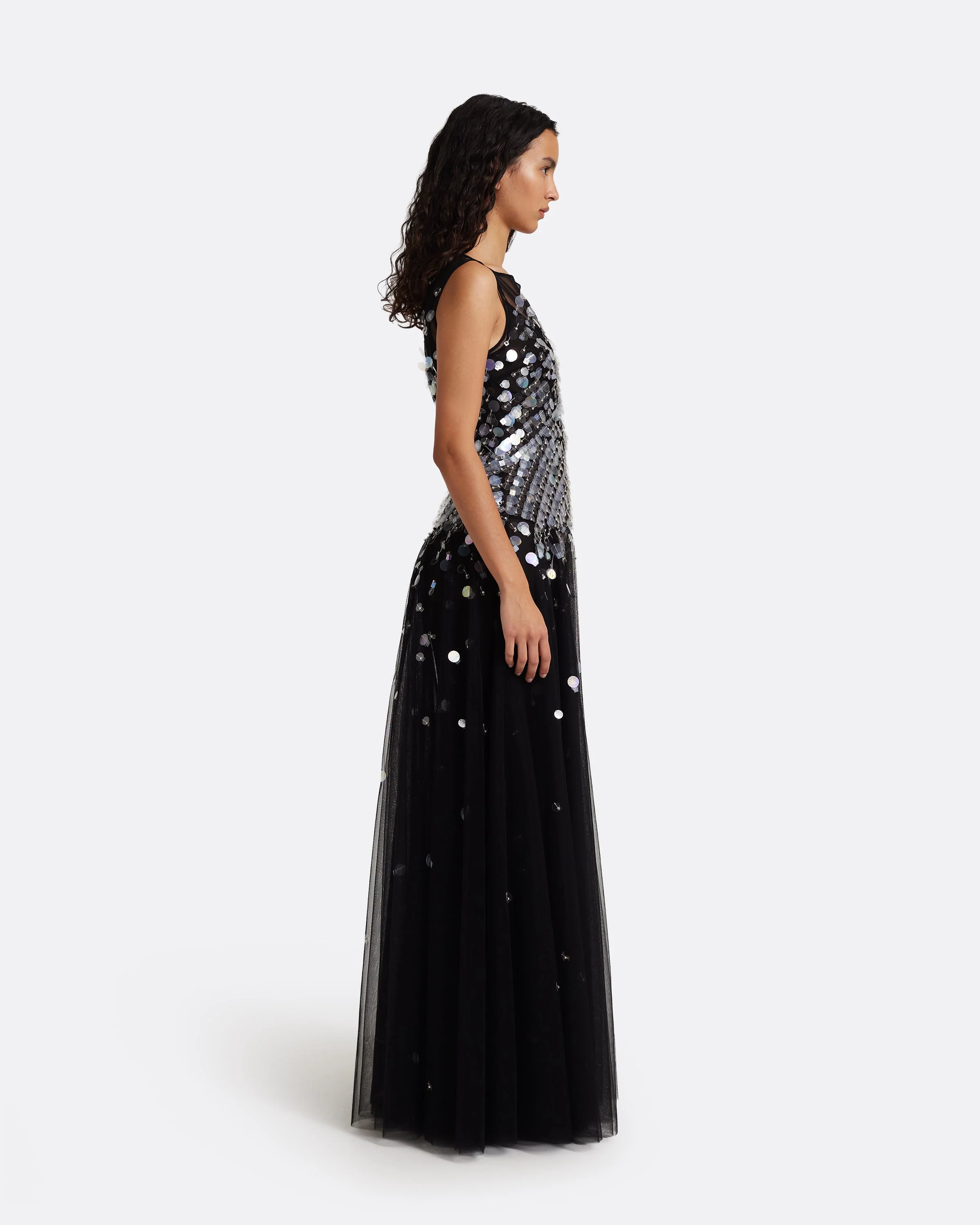 Dixie Long Dress in Black - Image 4