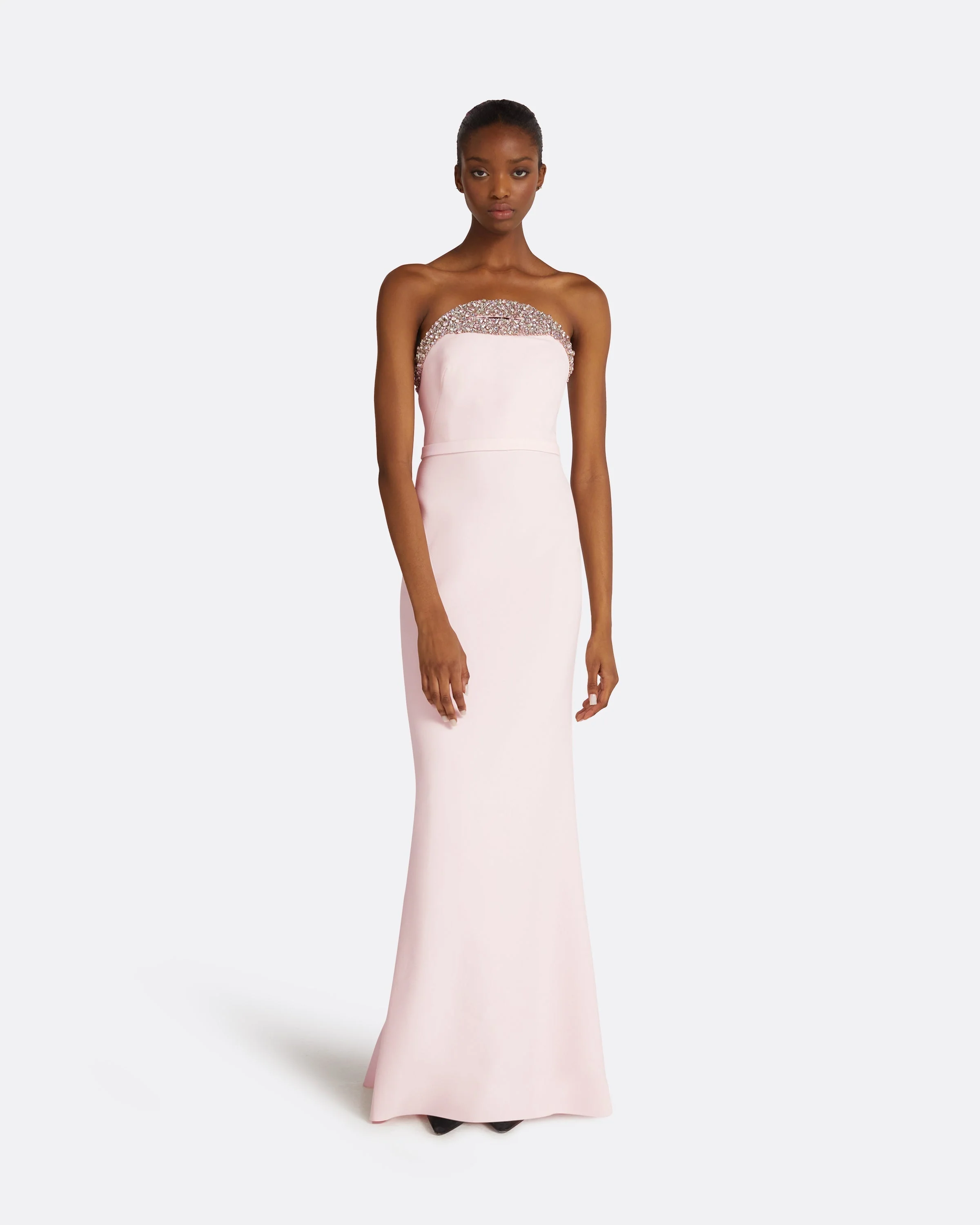 Donatella Barely Pink Long Dress - Image 6