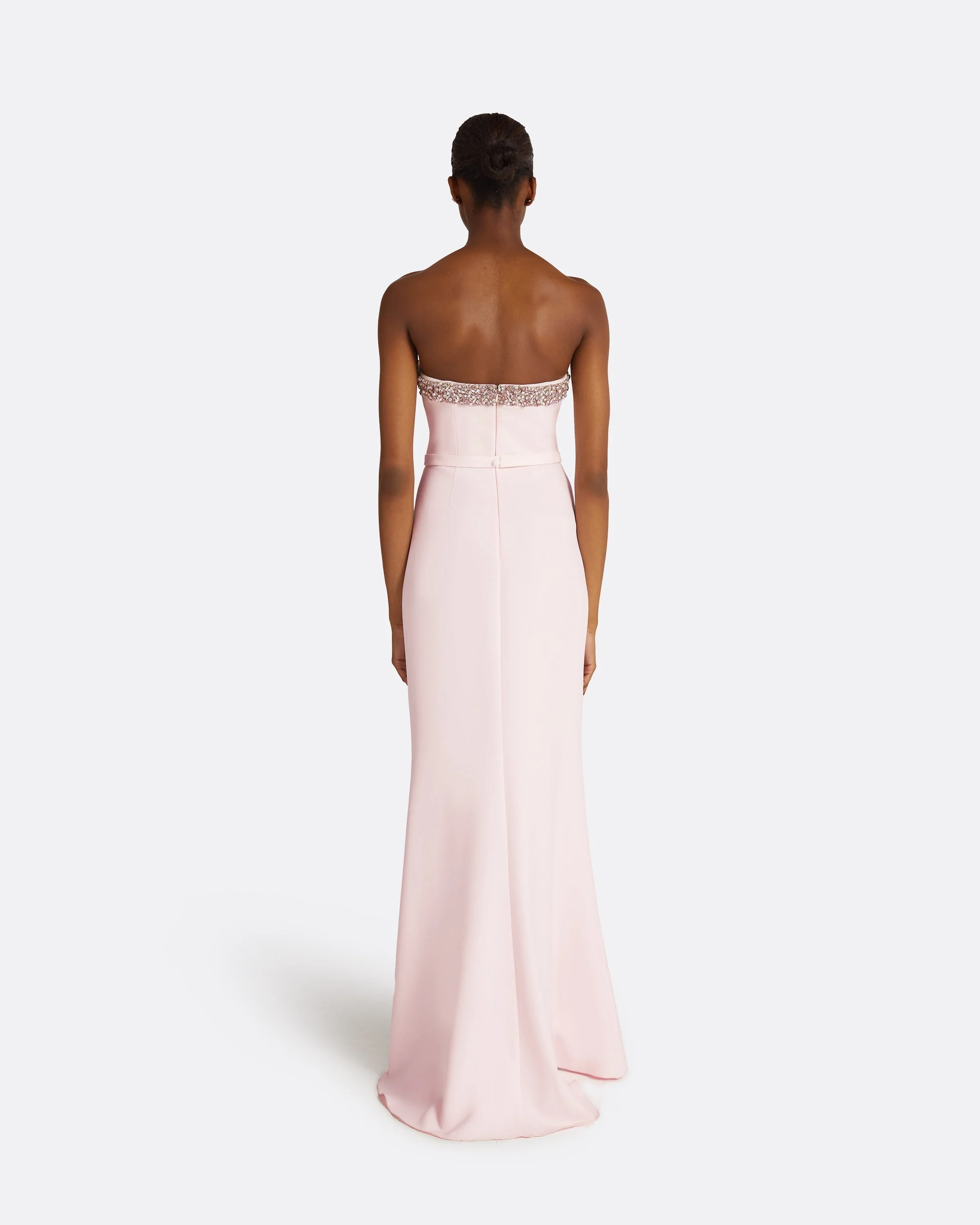 Donatella Barely Pink Long Dress - Image 7