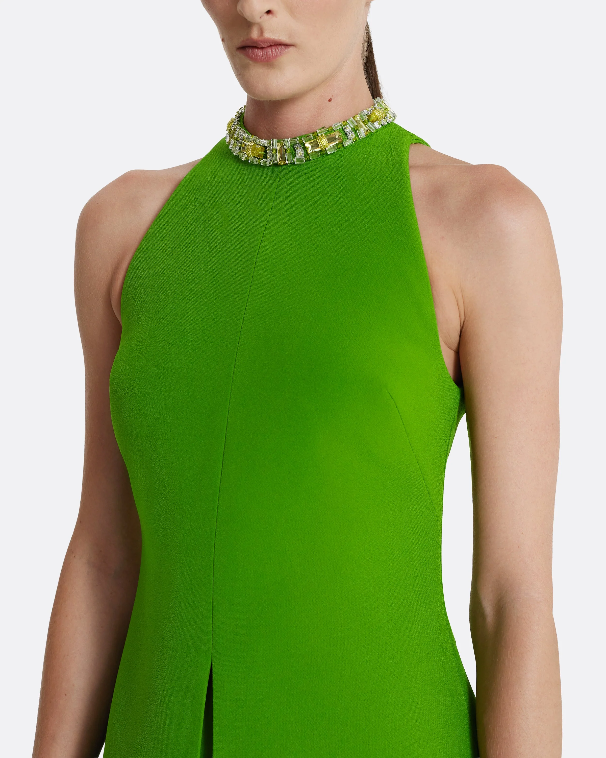 Dorella Short Dress in Verdant Green - Image 3