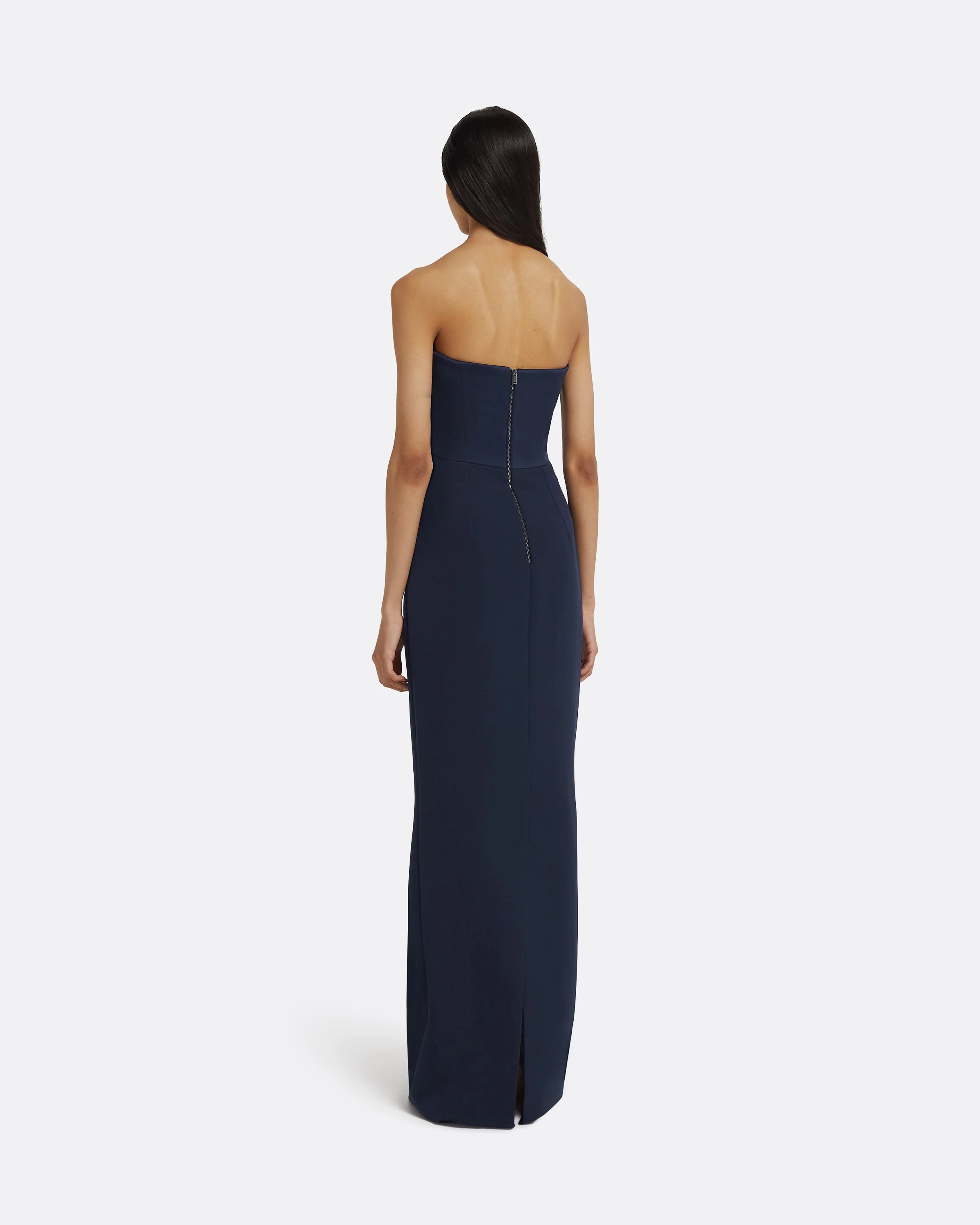 Drew Dress Long in Maritime Blue - Image 2