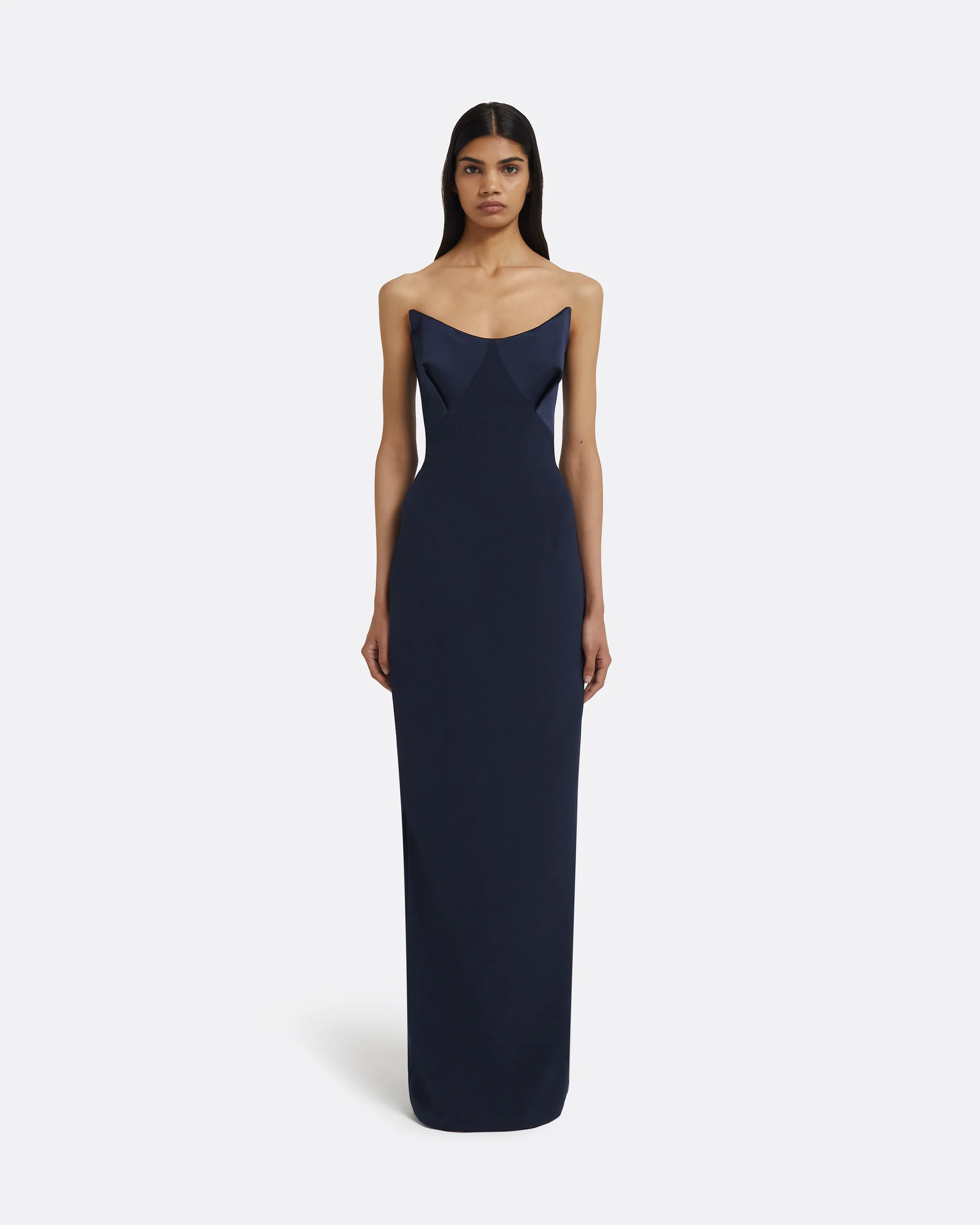 Drew Dress Long in Maritime Blue - Image 6