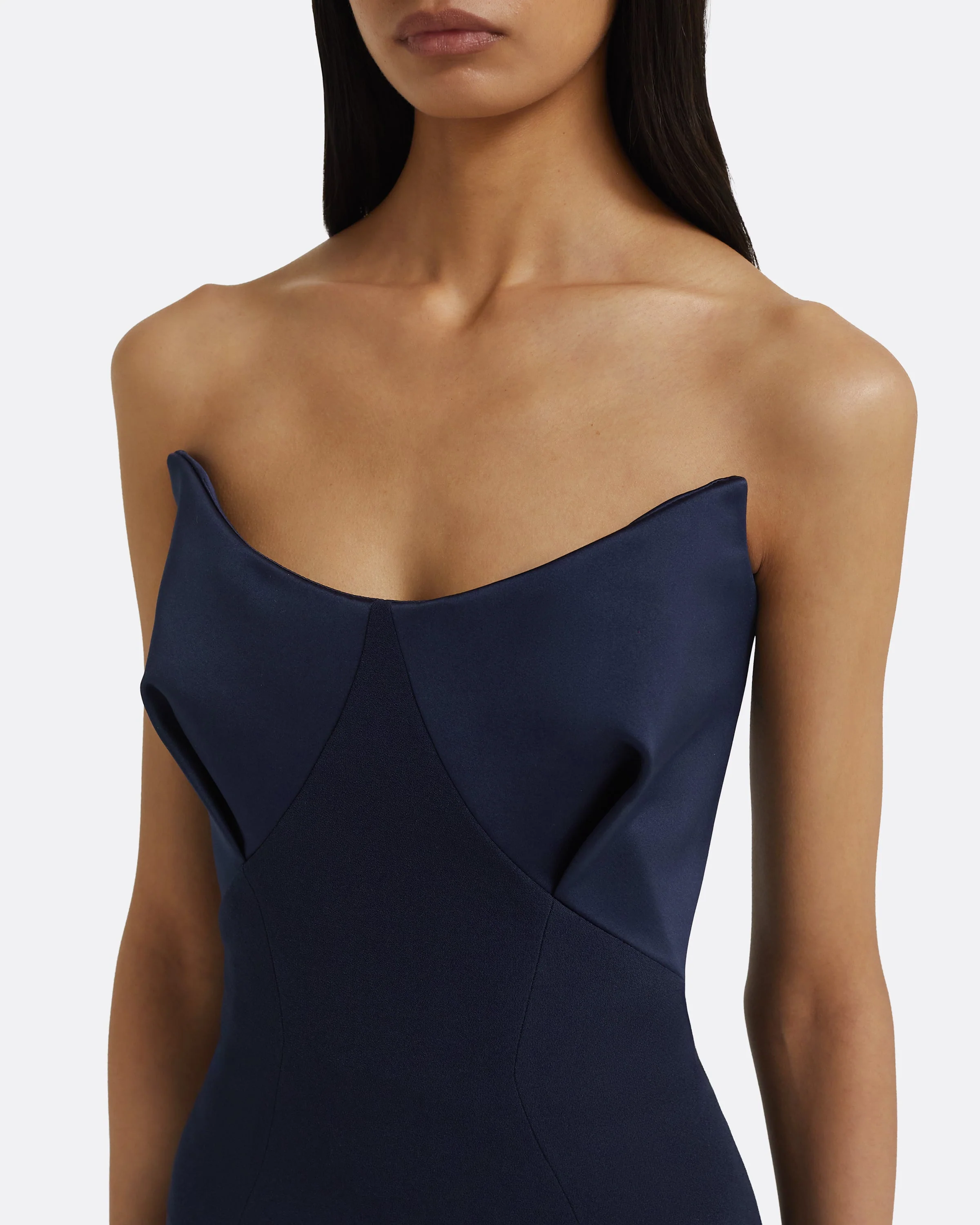Drew Dress Long in Maritime Blue - Image 8