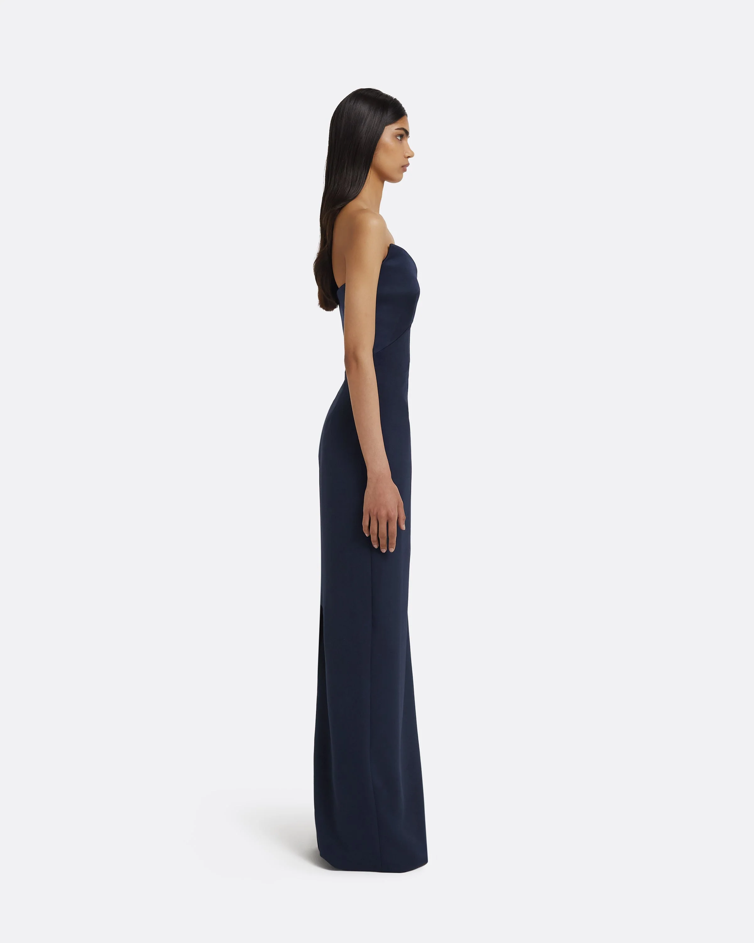 Drew Dress Long in Maritime Blue - Image 9