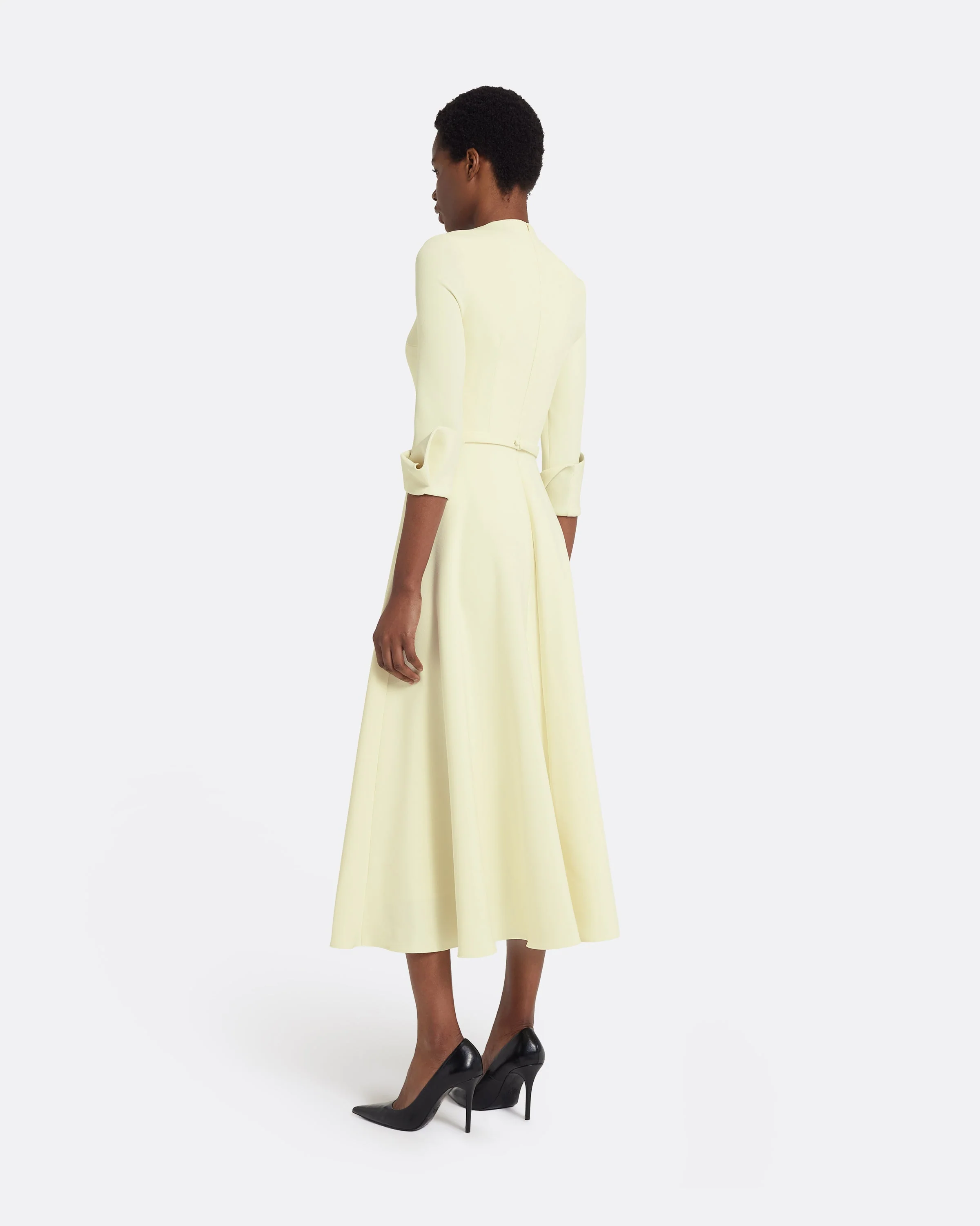 Ellis Midi Dress in Buttermilk - Image 2