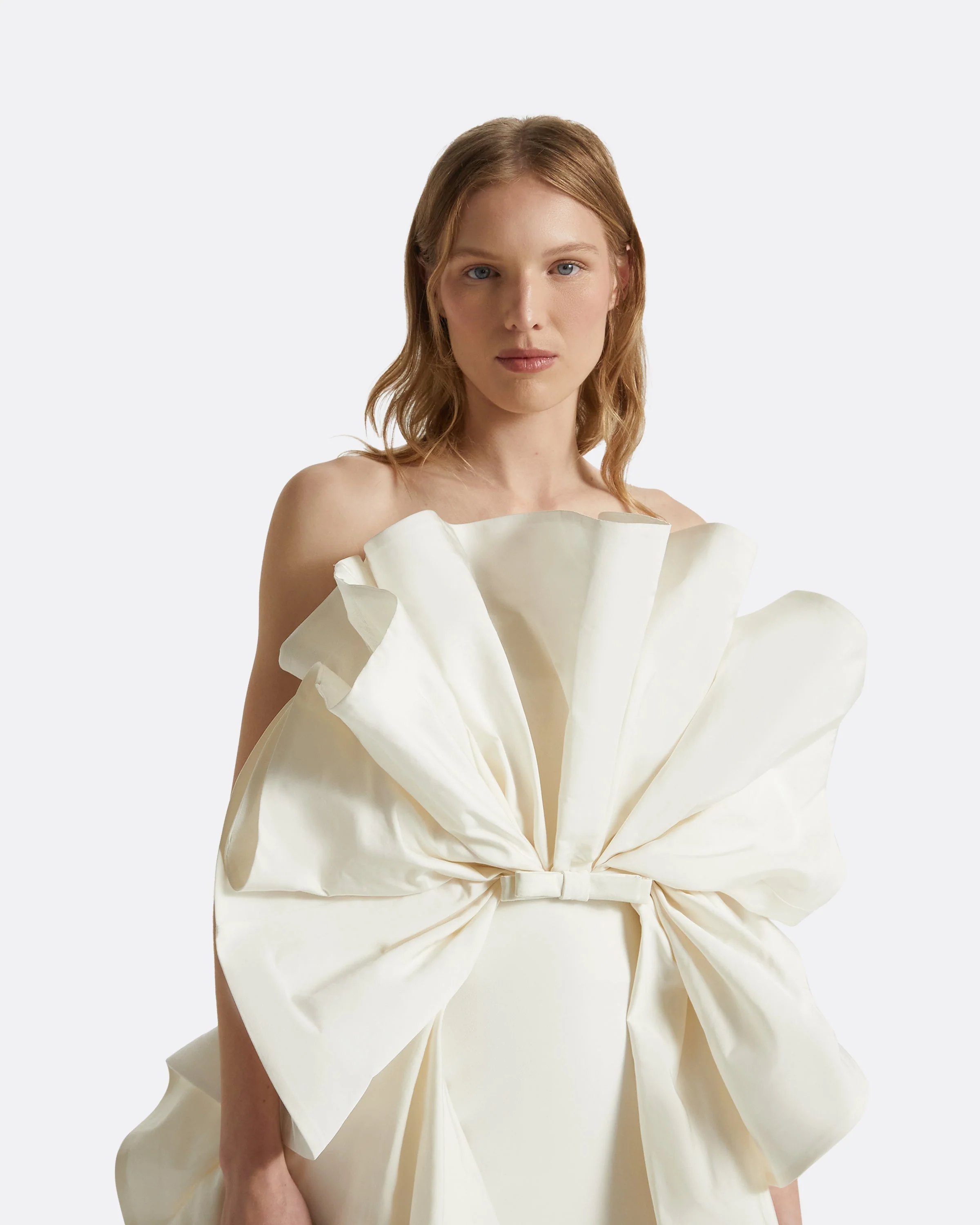 Elsie Ivory Long Dress - Image 8