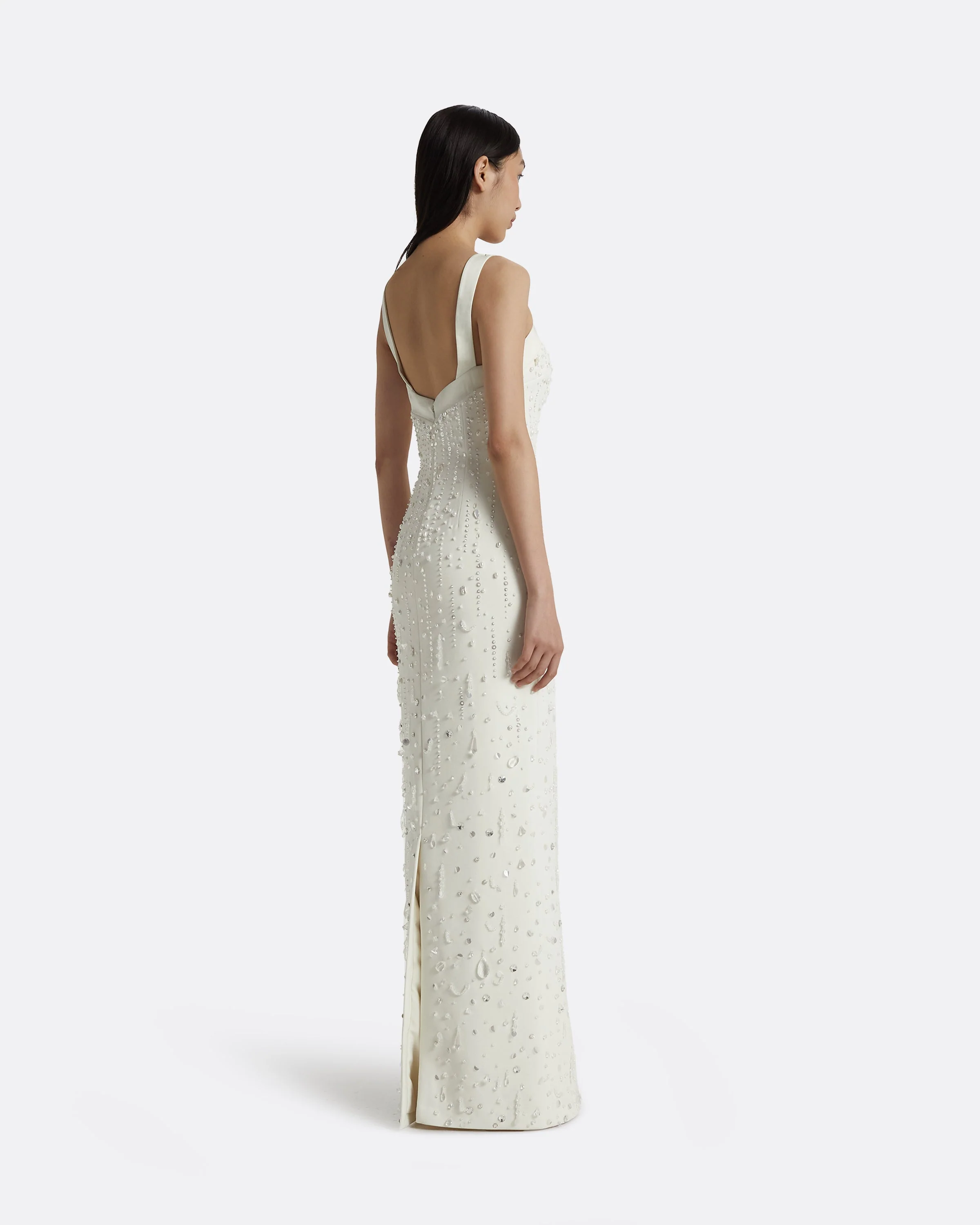 Elspeth Ivory Long Dress - Image 17