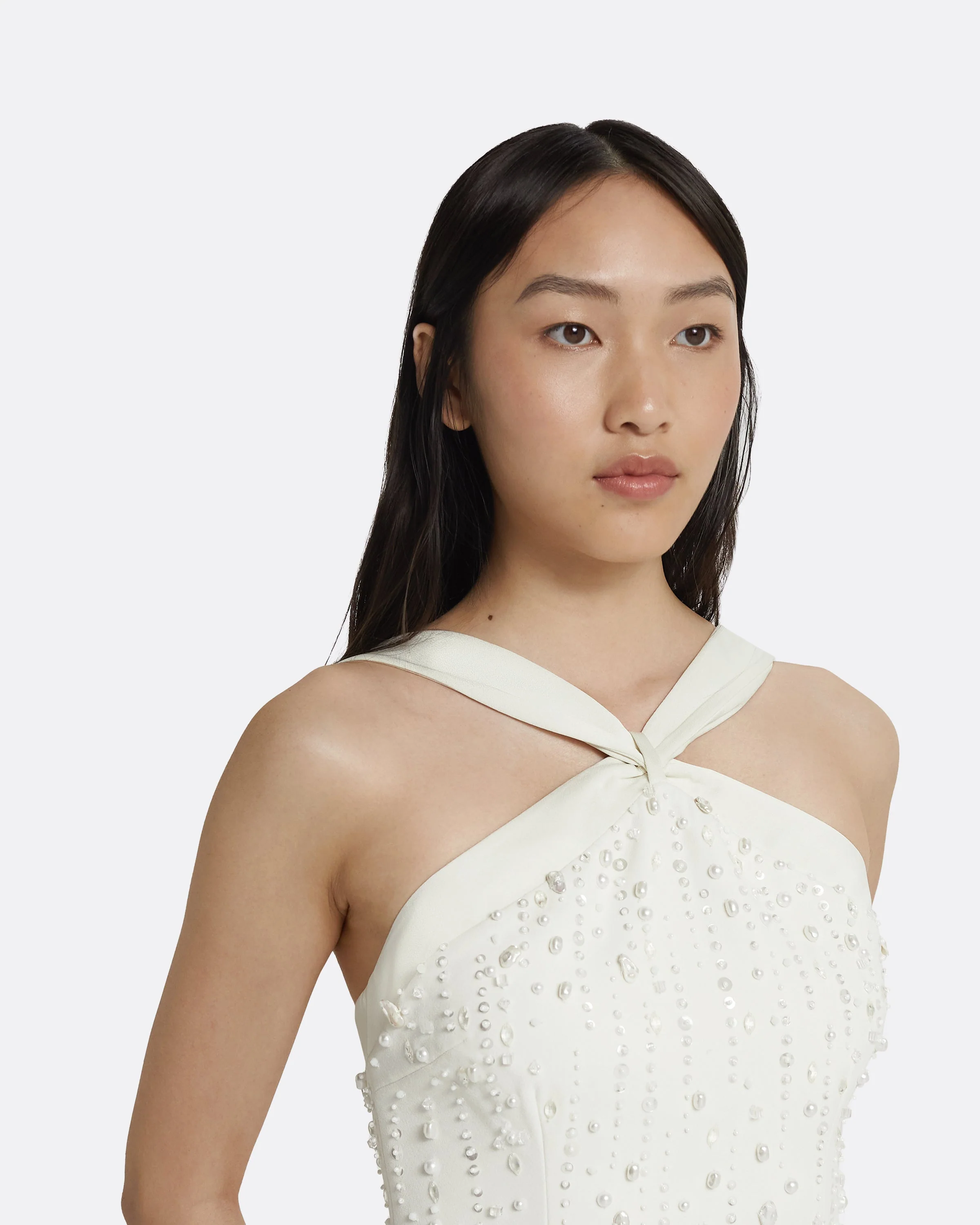Elspeth Ivory Long Dress - Image 23
