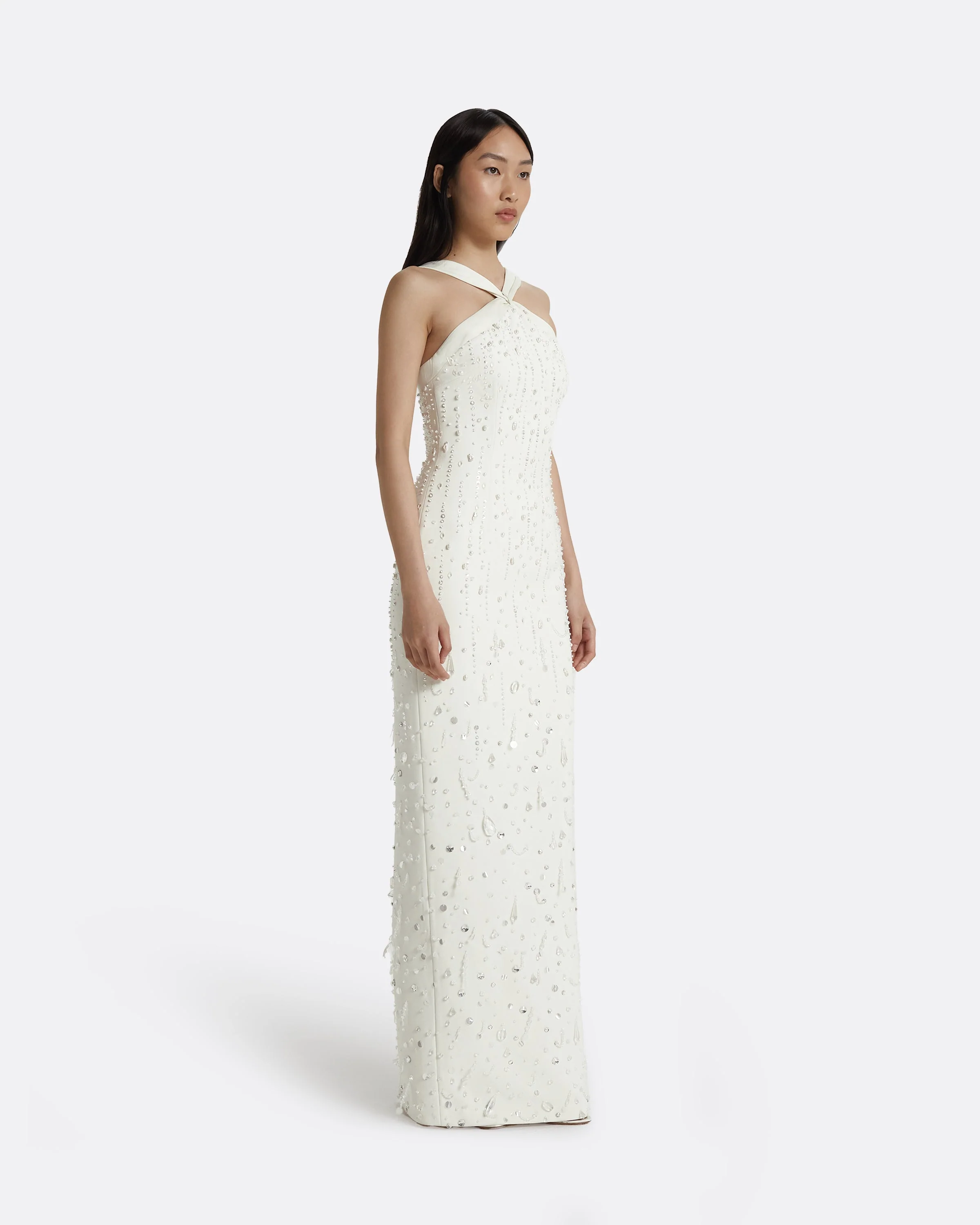 Elspeth Ivory Long Dress - Image 9