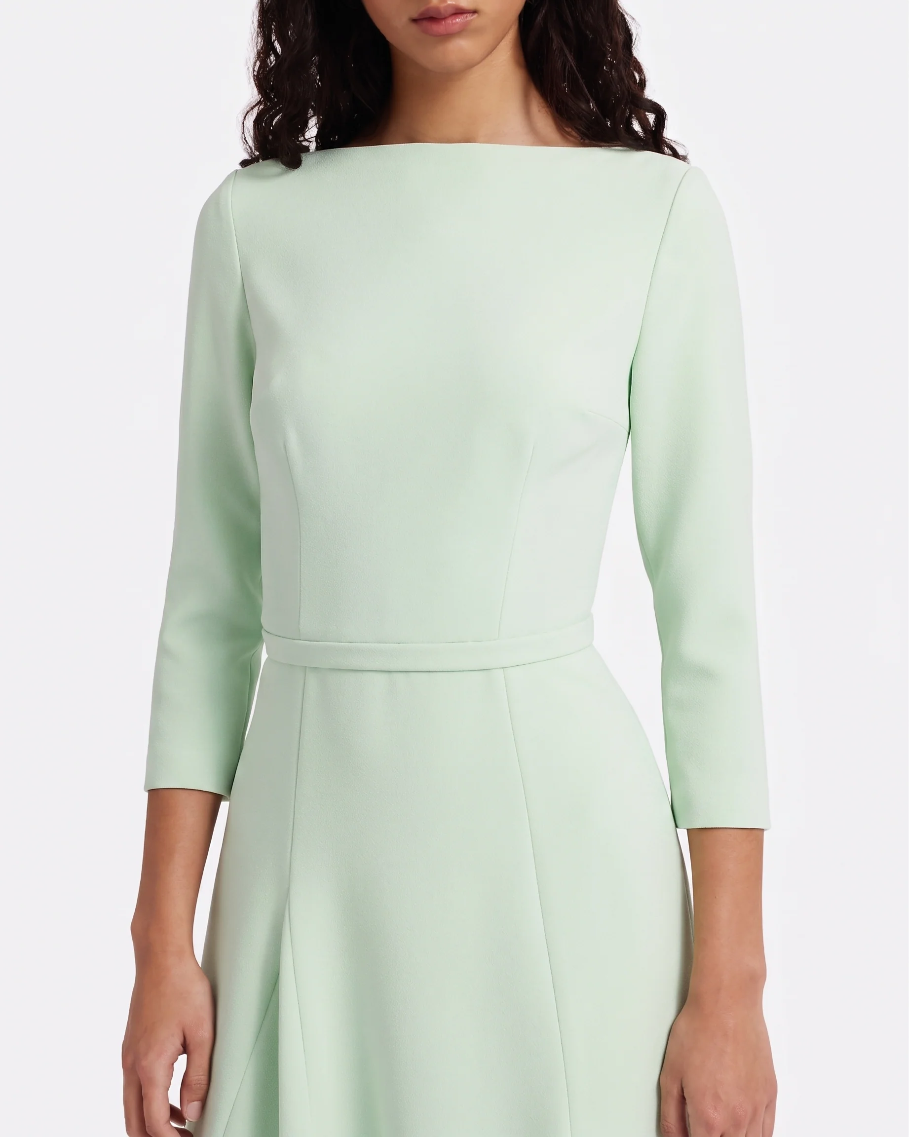Emilia Long Dress in Sea Glass - Image 11