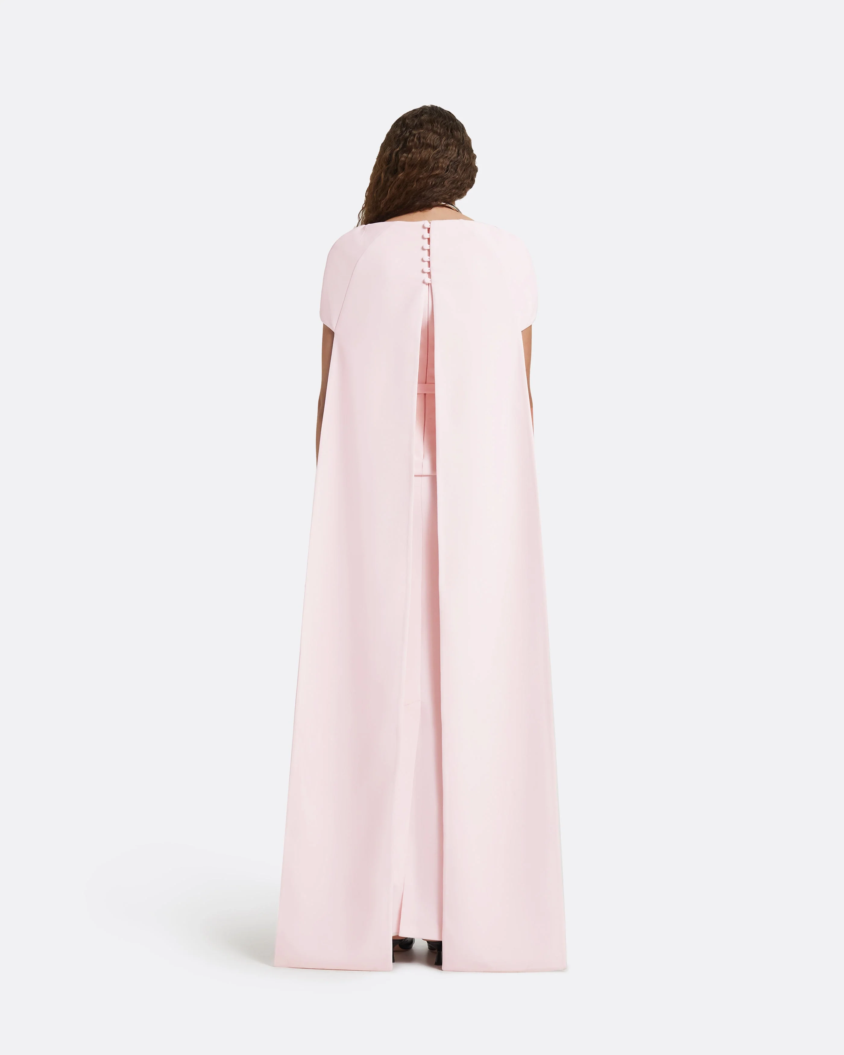 Erkin Barely Pink Long Dress - Image 7