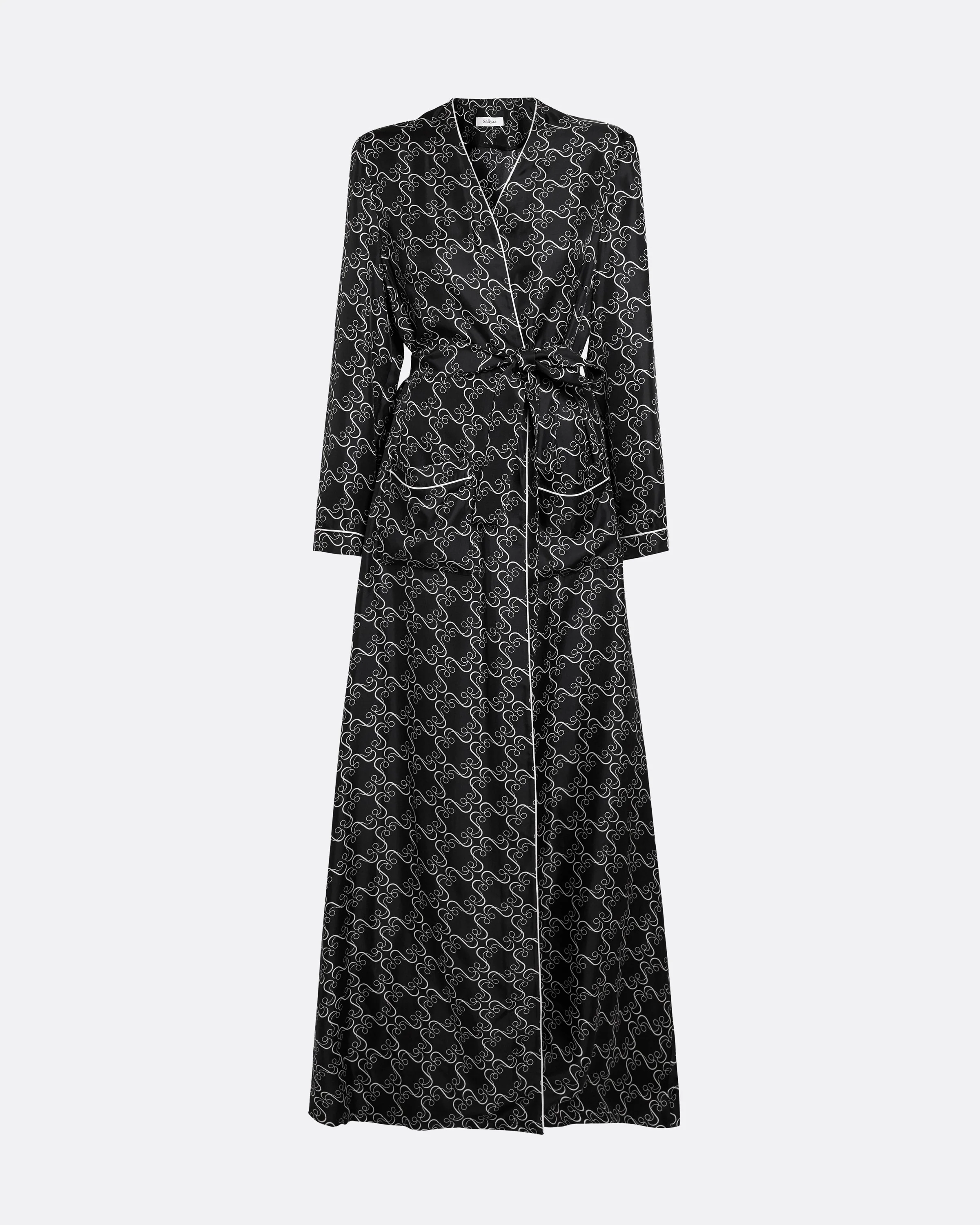 Fiorella Jacket in Ecru on Black - Image 14