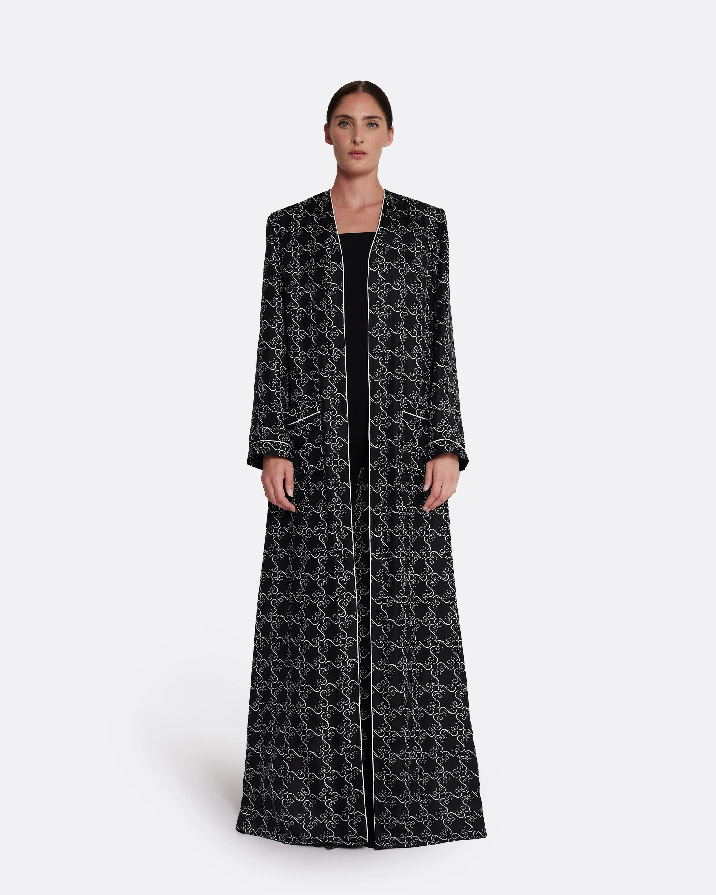 Fiorella Jacket in Ecru on Black - Image 5
