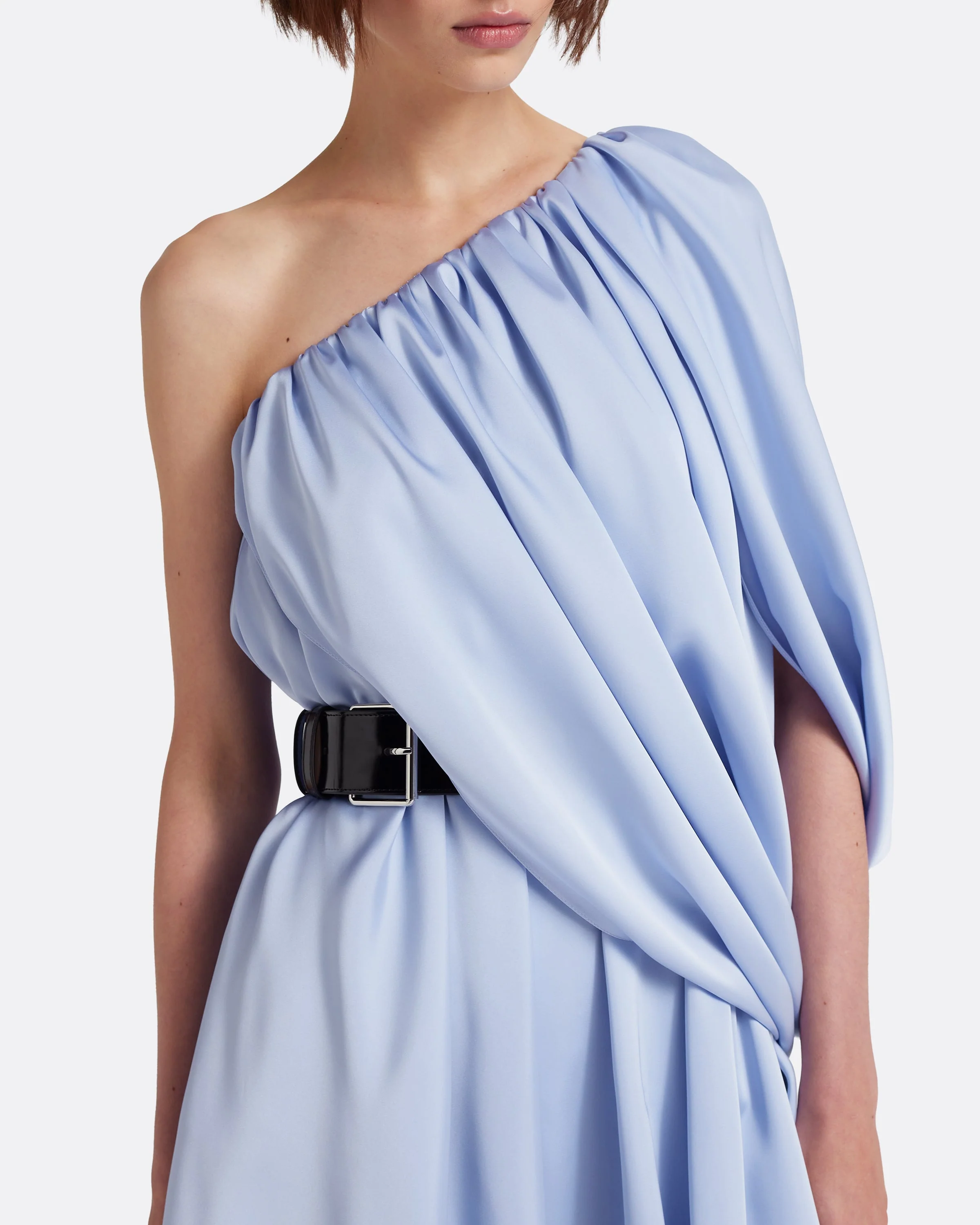 Flourine Mini Dress in Soft Sky - Image 6