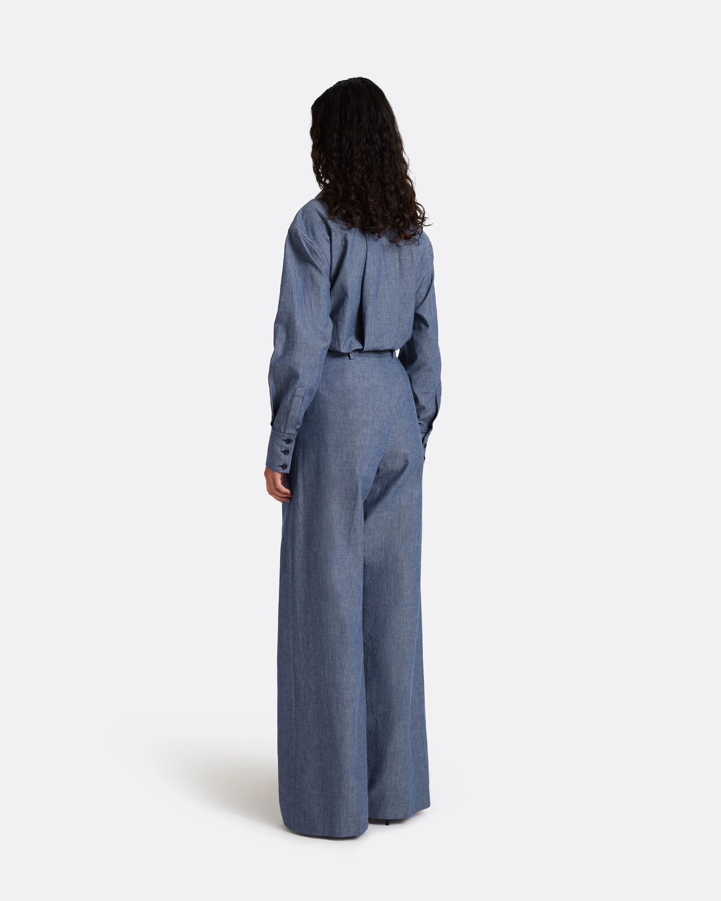 Giada Shirt in Blue Blend - Image 7