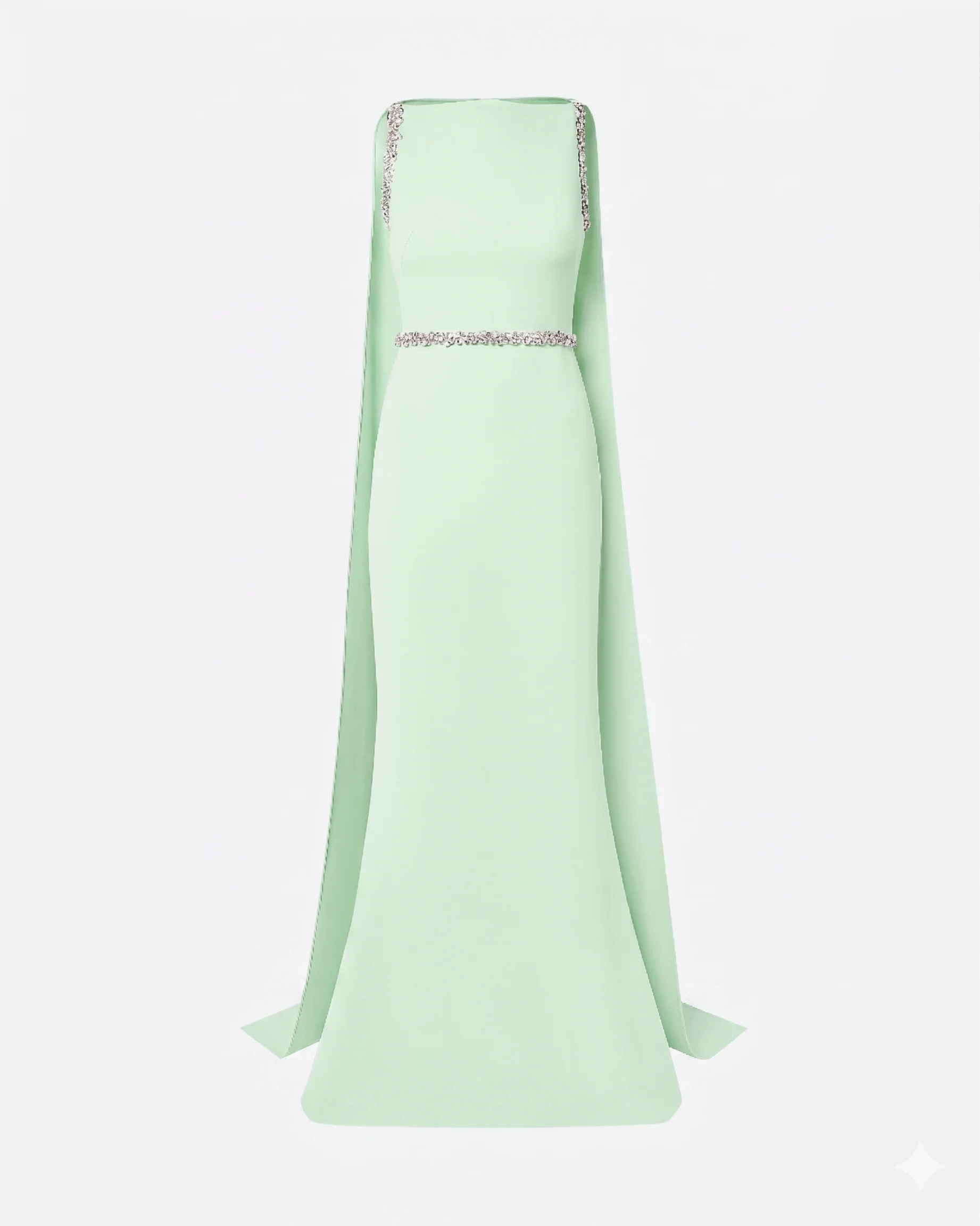 Ginevra Long Dress in Jade - Image 15