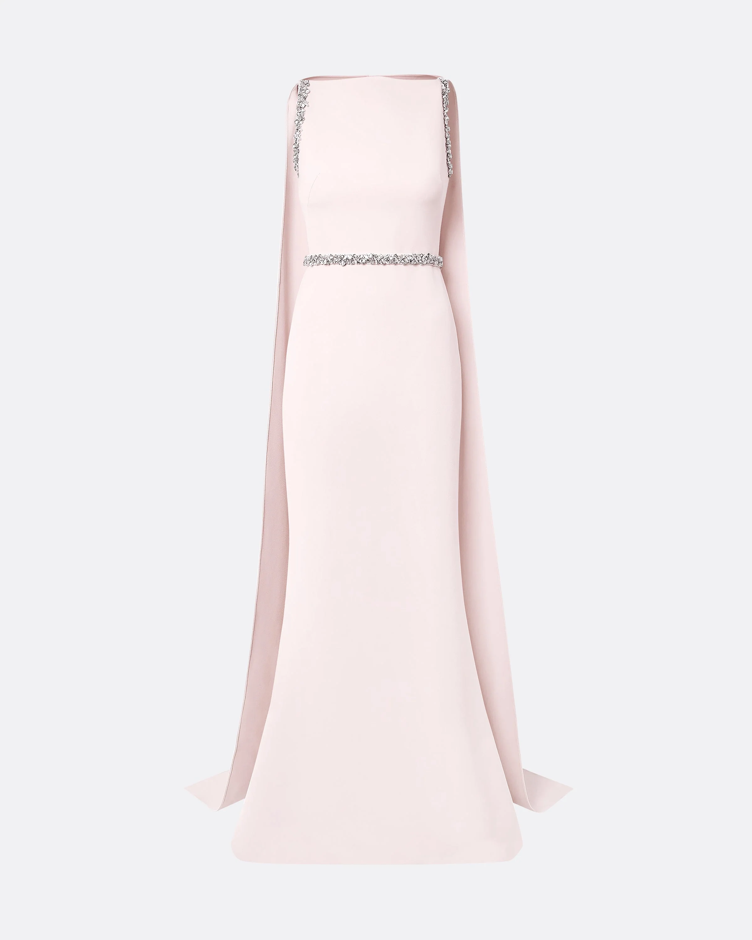 Ginevra Barely Pink Long Dress - Image 5