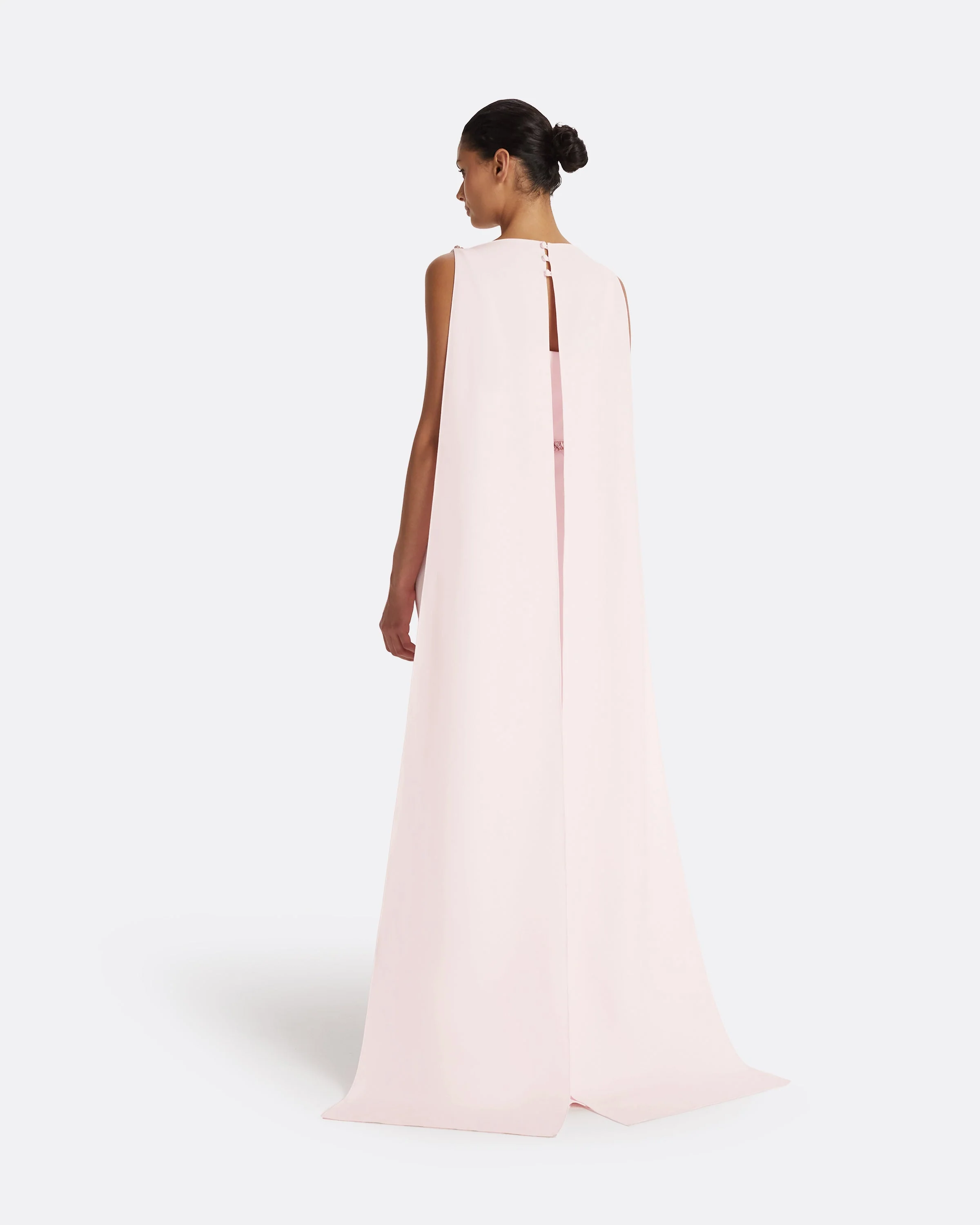 Ginevra Barely Pink Long Dress - Image 7