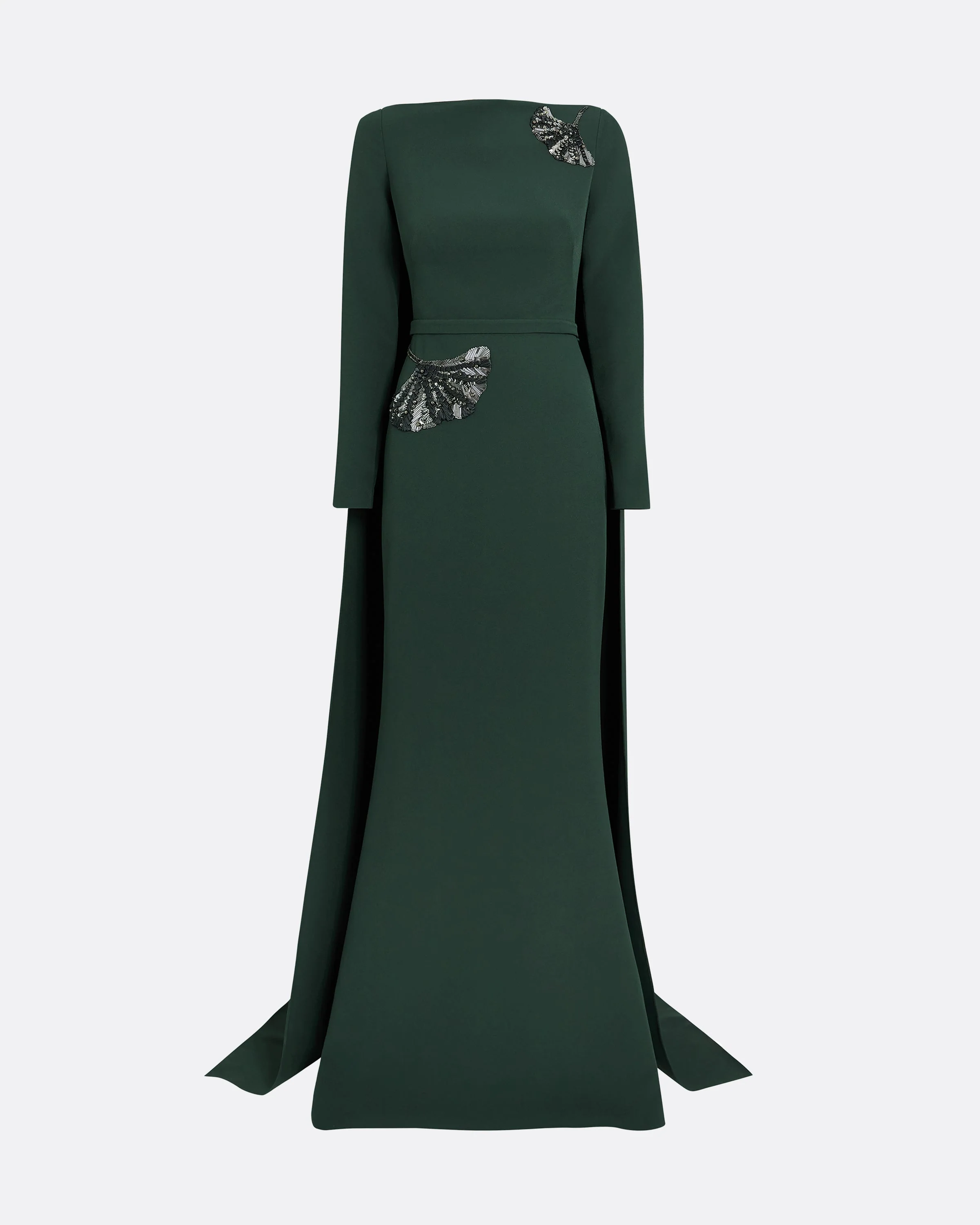 Ginevra Darkest Spruce Long Dress - Image 10