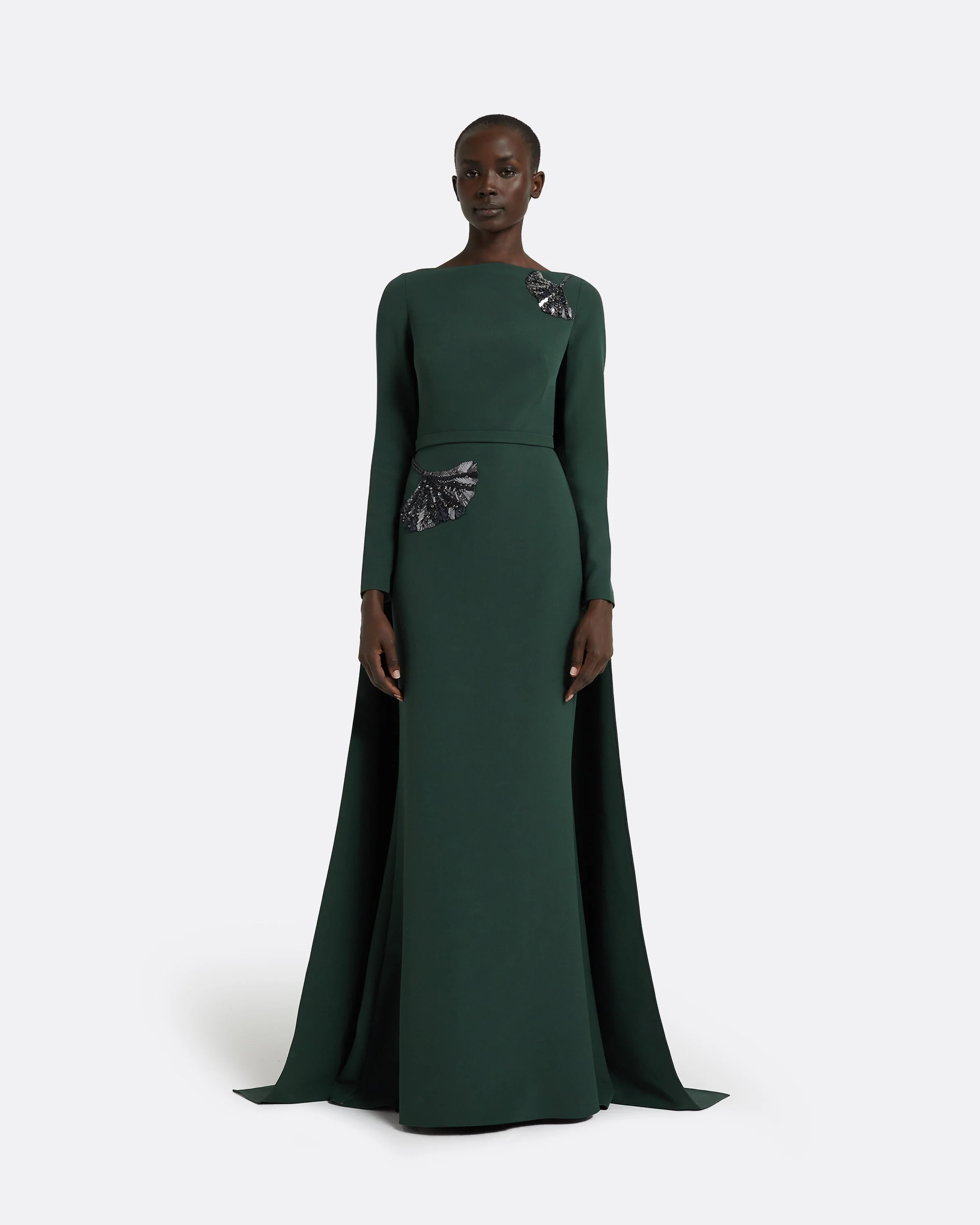 Ginevra Darkest Spruce Long Dress - Image 6