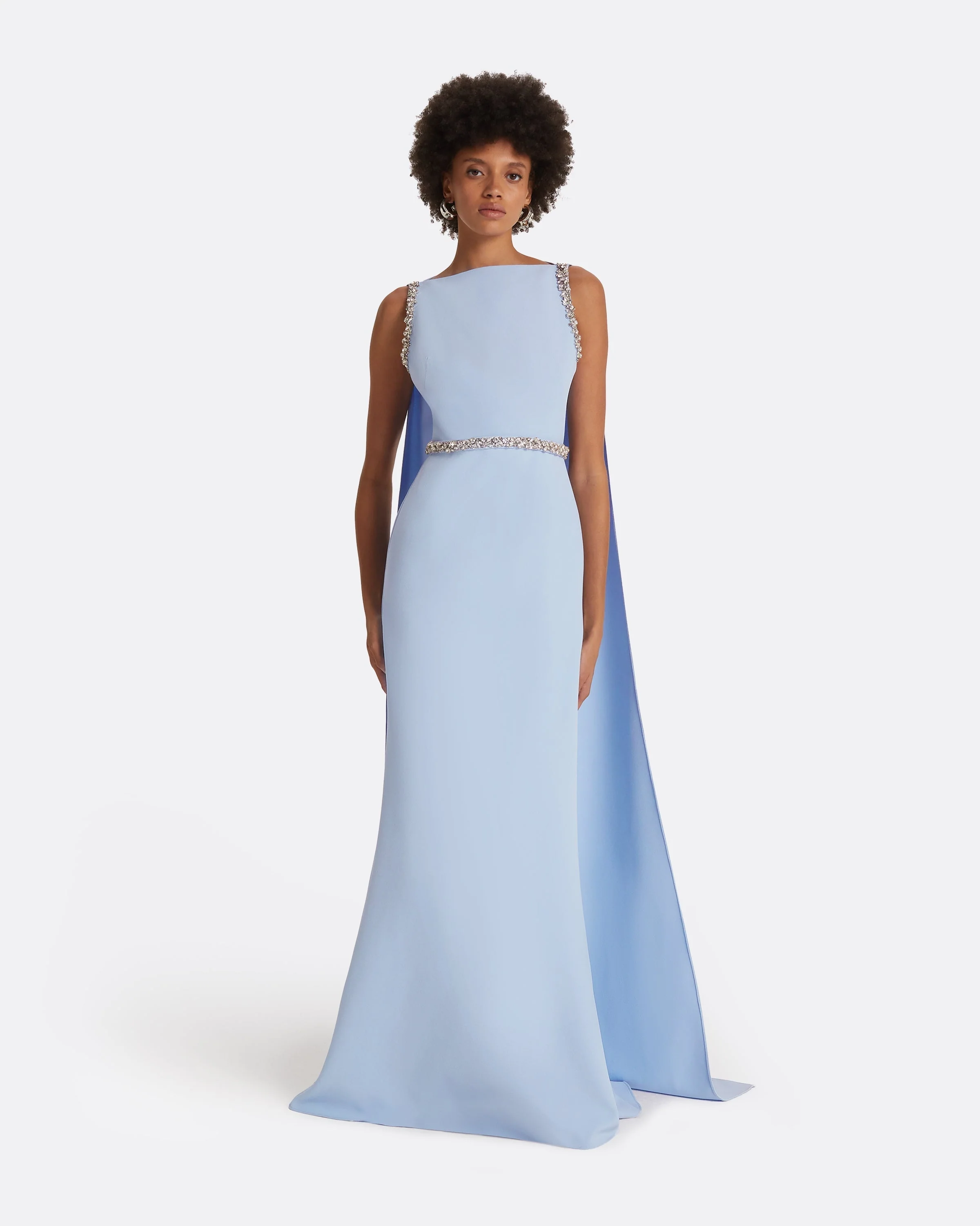 Ginevra Soft Sky Long Dress - Image 11