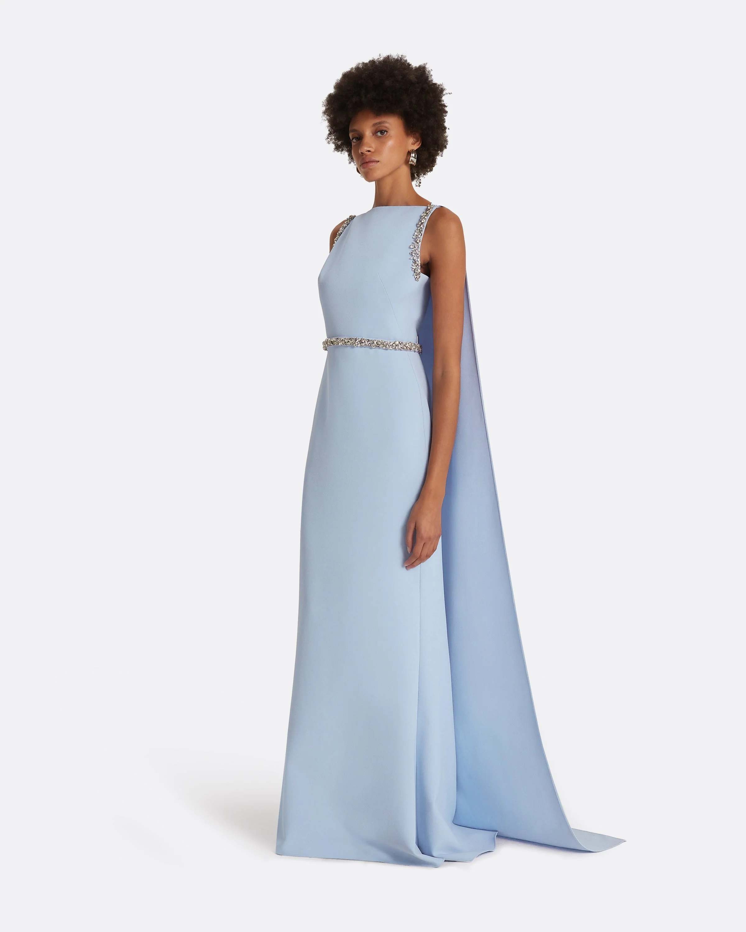 Ginevra Soft Sky Long Dress - Image 14