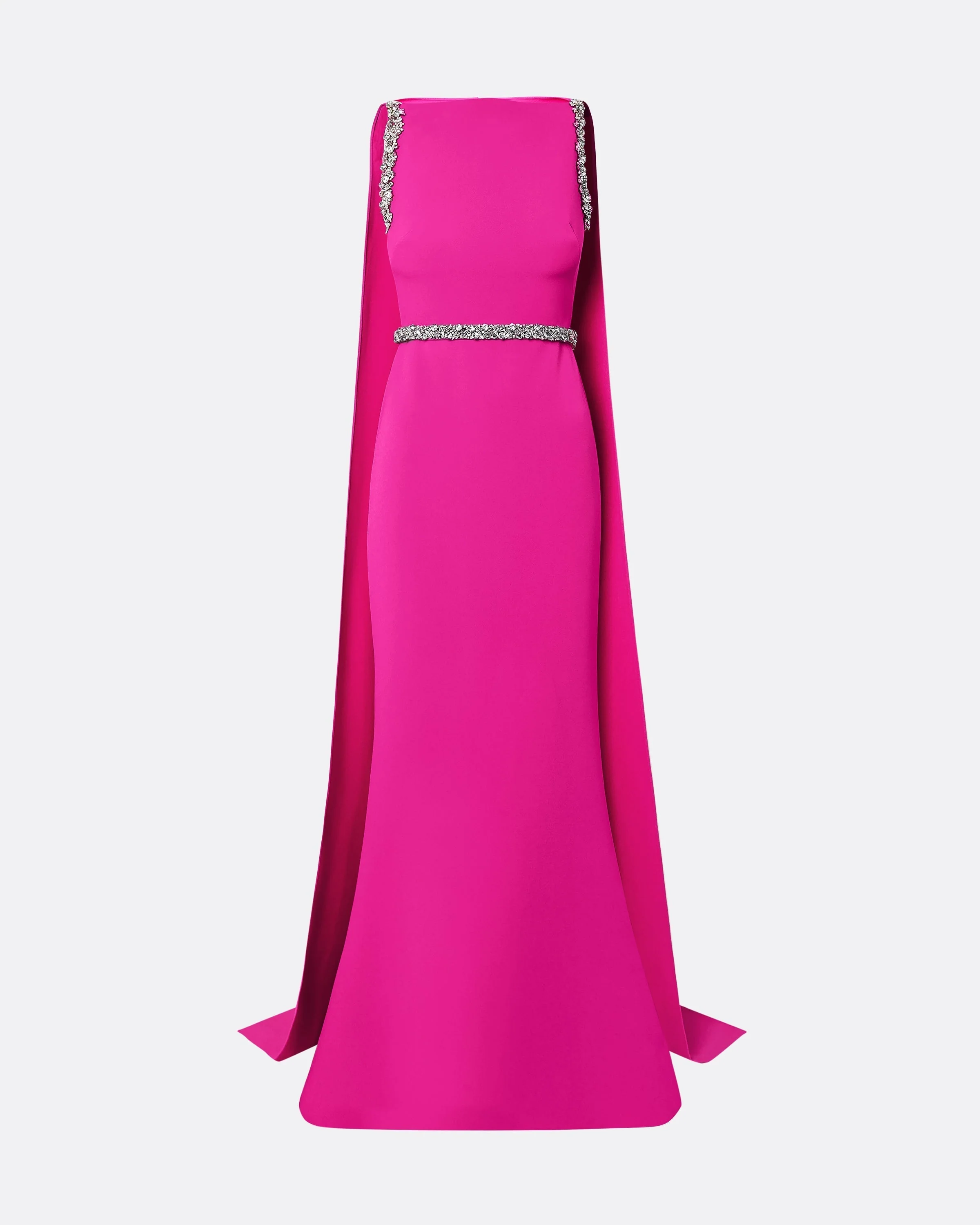 Ginevra Wild Strawberry Long Dress - Image 10