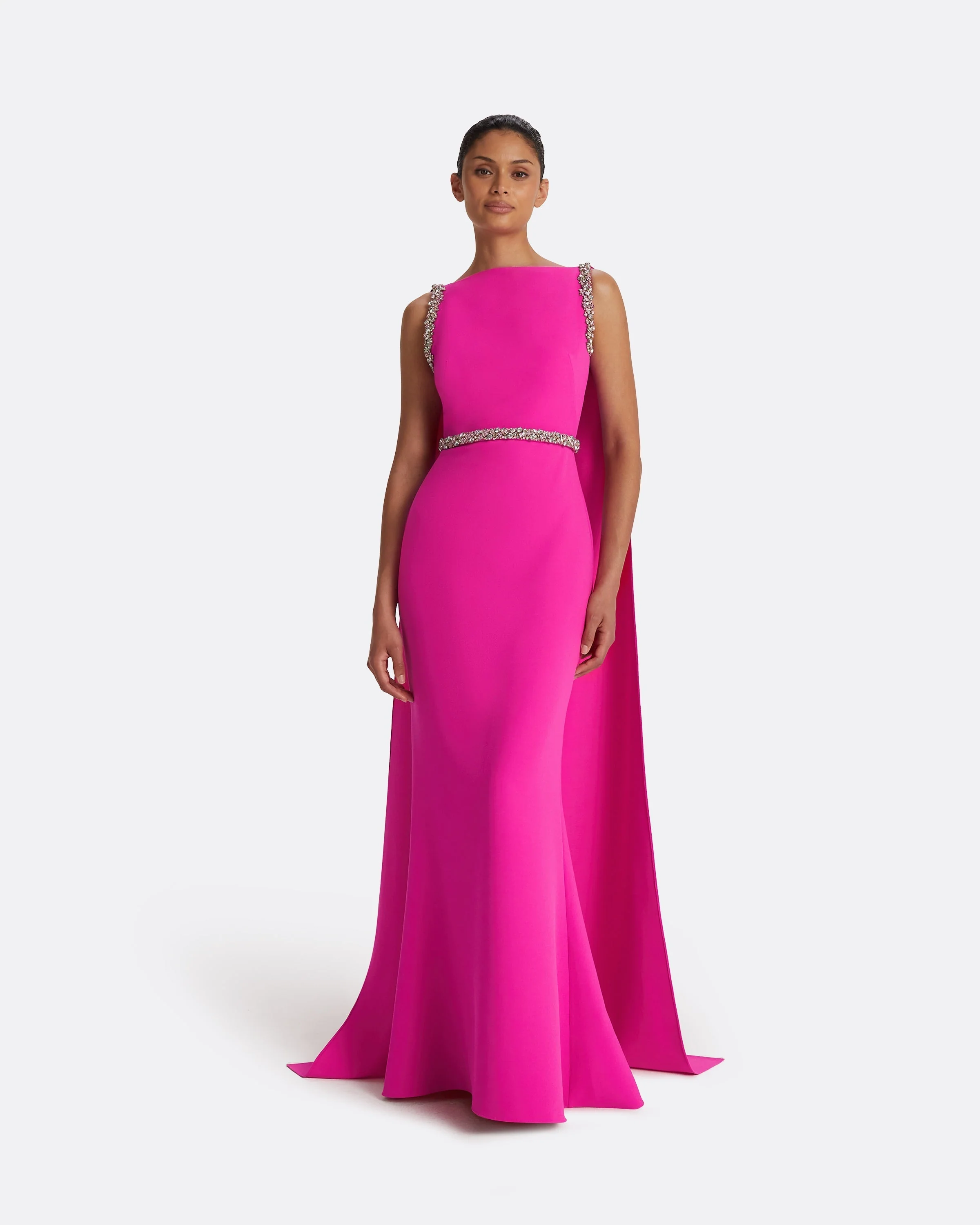 Ginevra Wild Strawberry Long Dress - Image 6