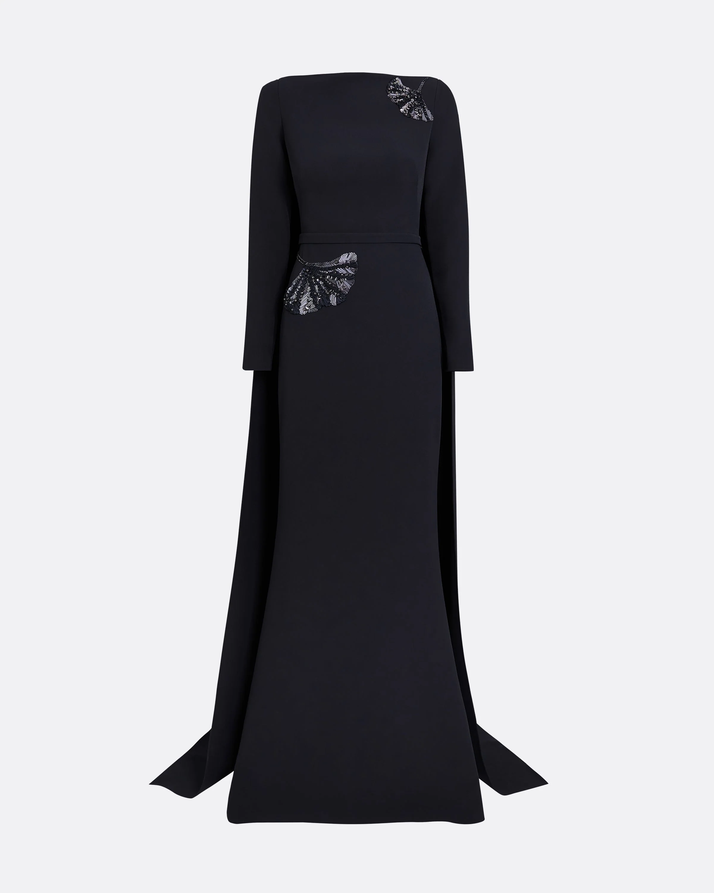 Ginevra Midnight Navy Long Dress - Image 10
