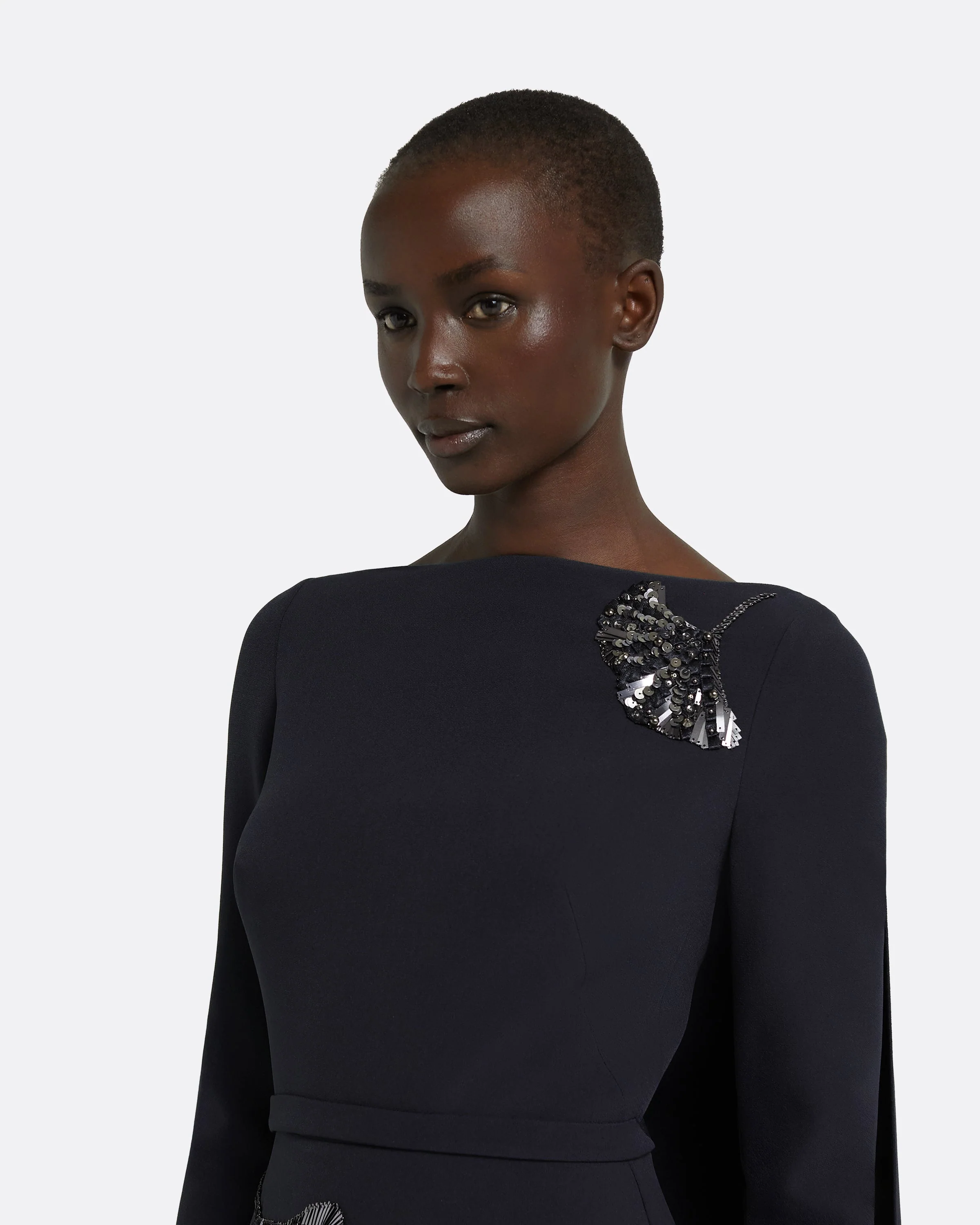 Ginevra Midnight Navy Long Dress - Image 8