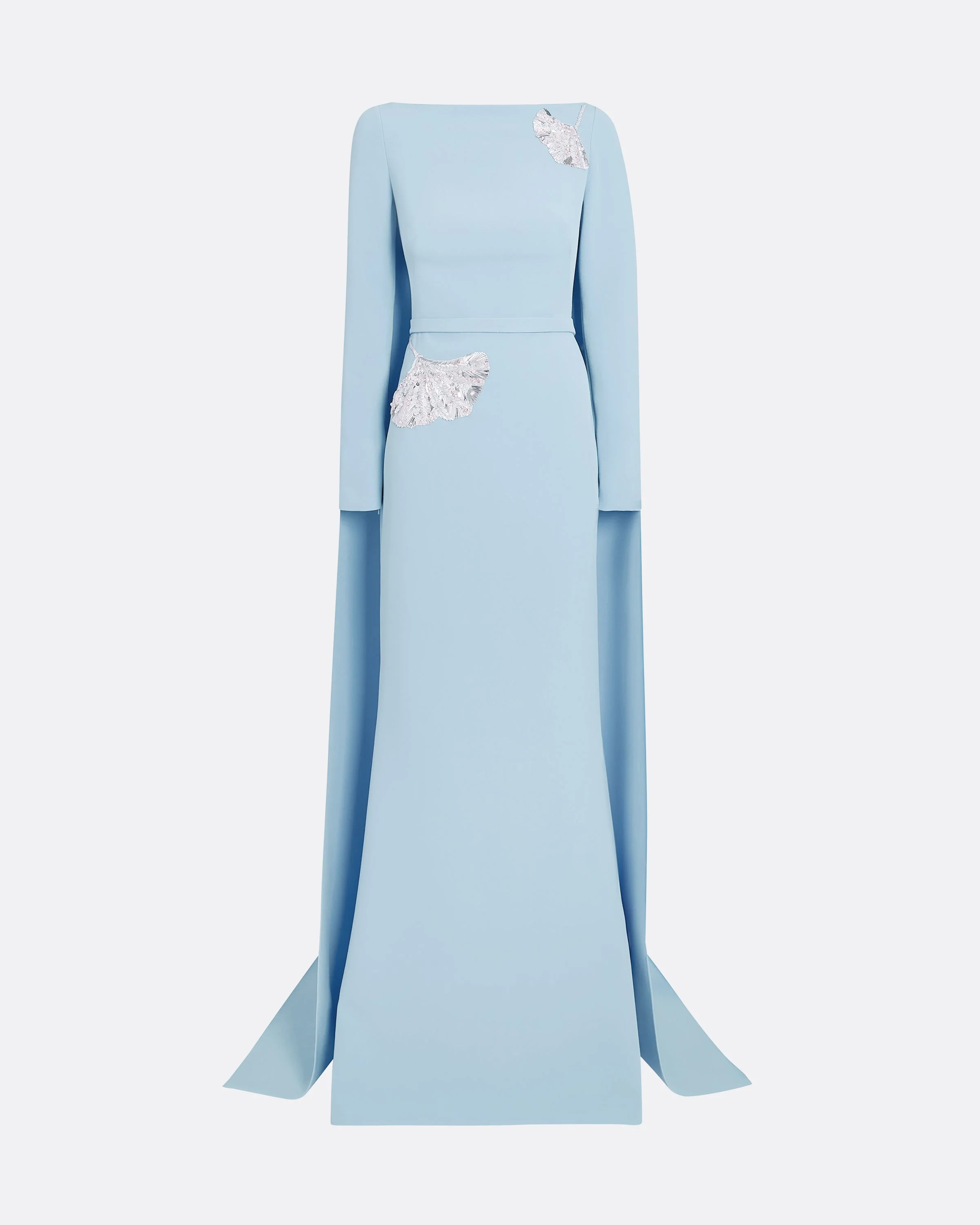 Ginevra Pale Blue Long Dress - Image 5