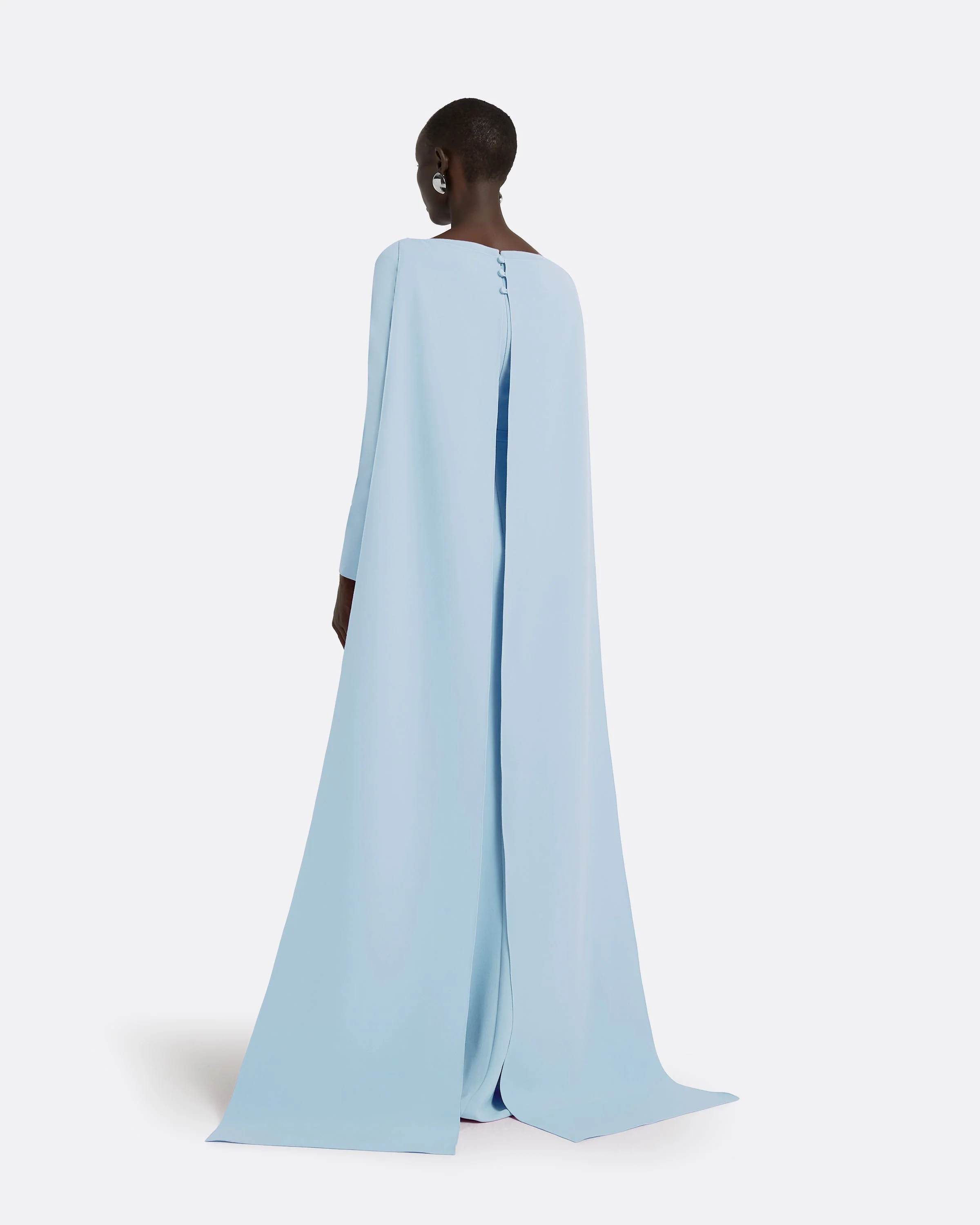 Ginevra Pale Blue Long Dress - Image 7