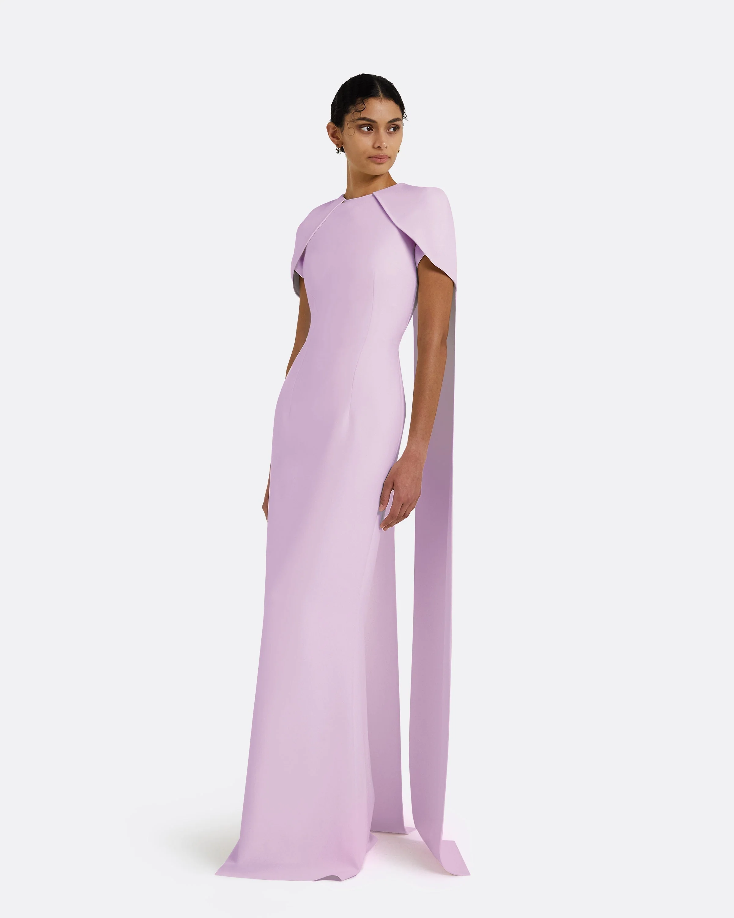 Ginkgo Long Dress in Lavender - Image 2